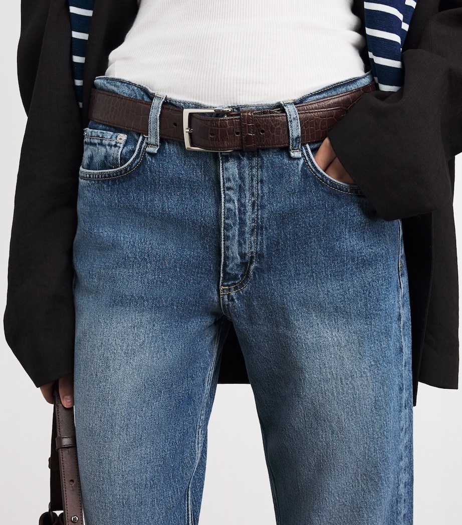 Rag & Bone Womens Harlow Straight Jeans Accord Image 3