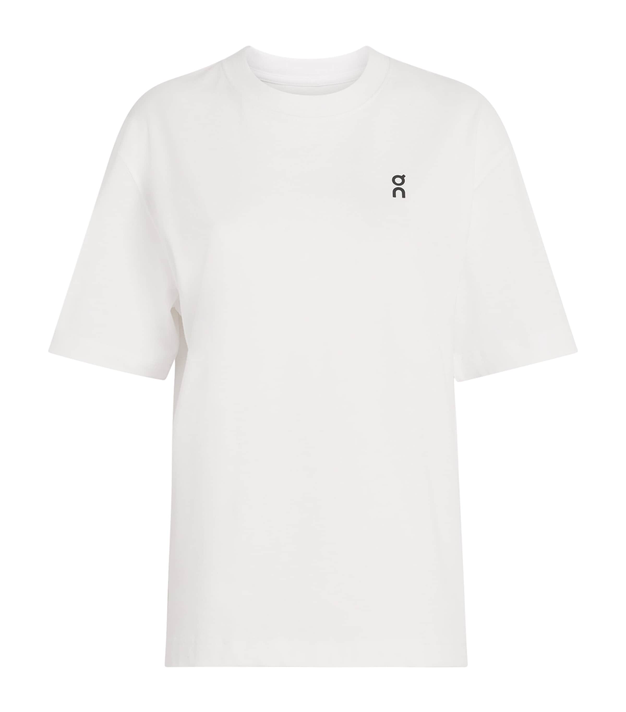 On Organic Cott Club Logo T-shirt In White