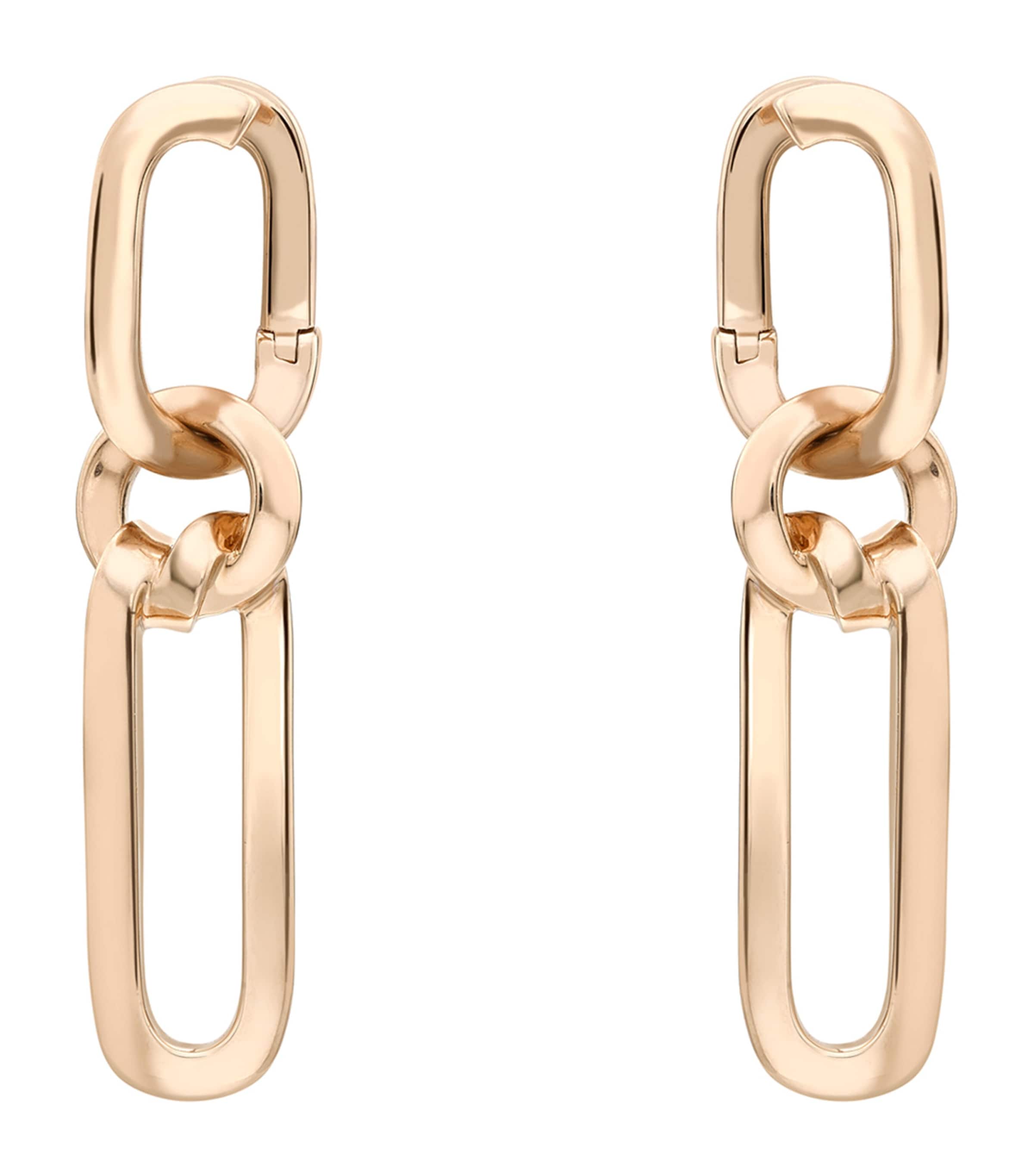 Boodles Rose Gold The Knot Earrings In Rose Gold