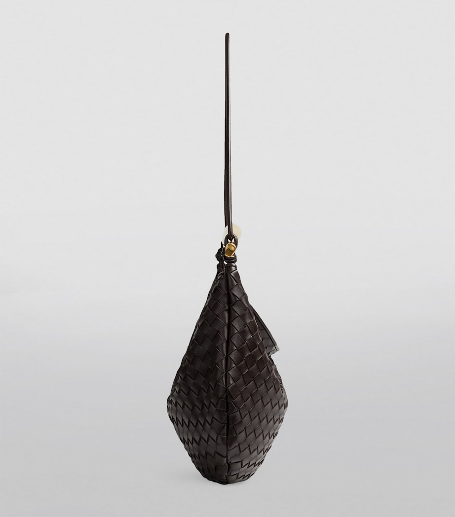 Bottega Veneta Medium Leather Sardine Shoulder Bag Fondant M Brass Image 5