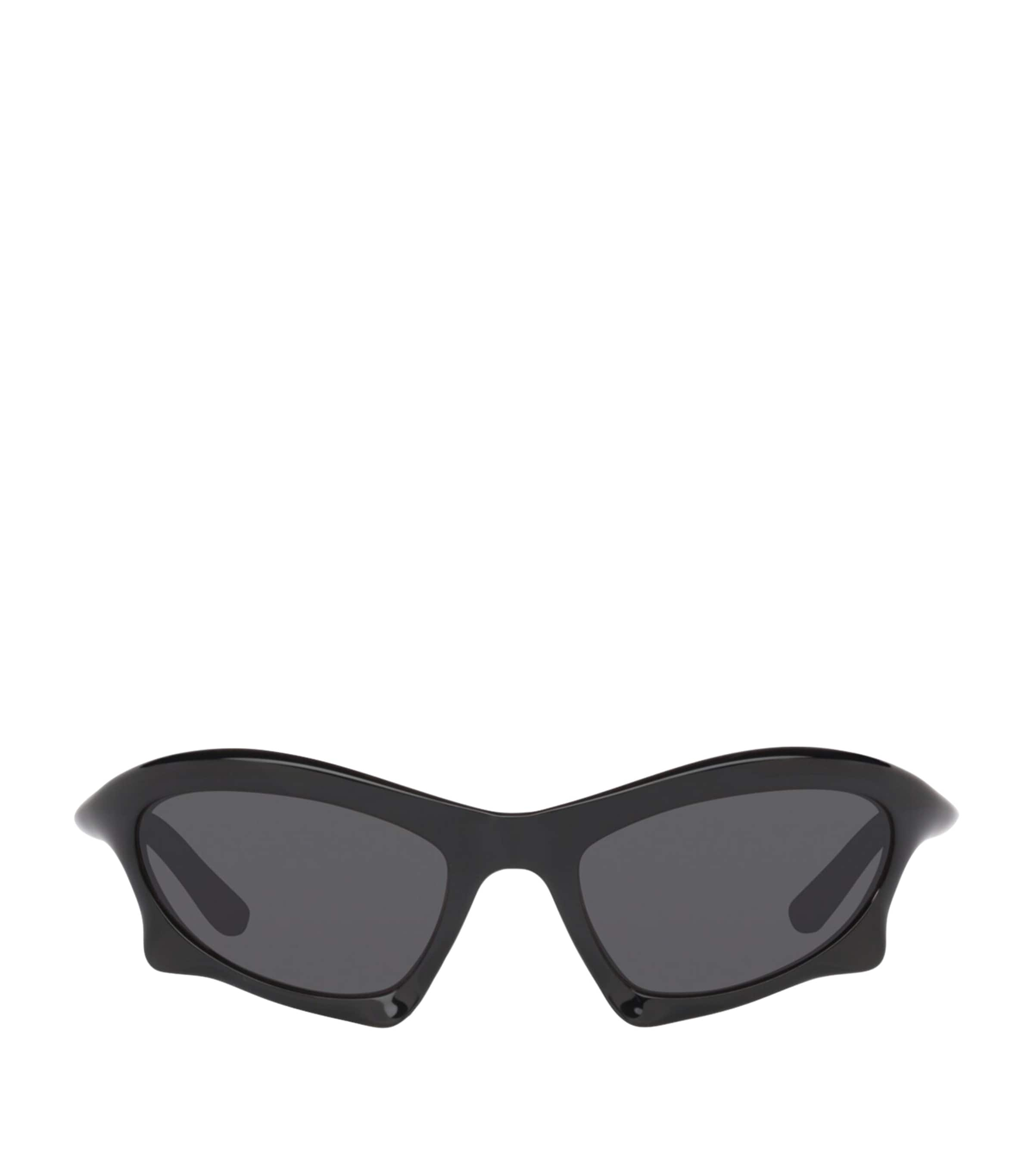 Balenciaga Bat Rectangle Bb0229s Sunglasses In Blue