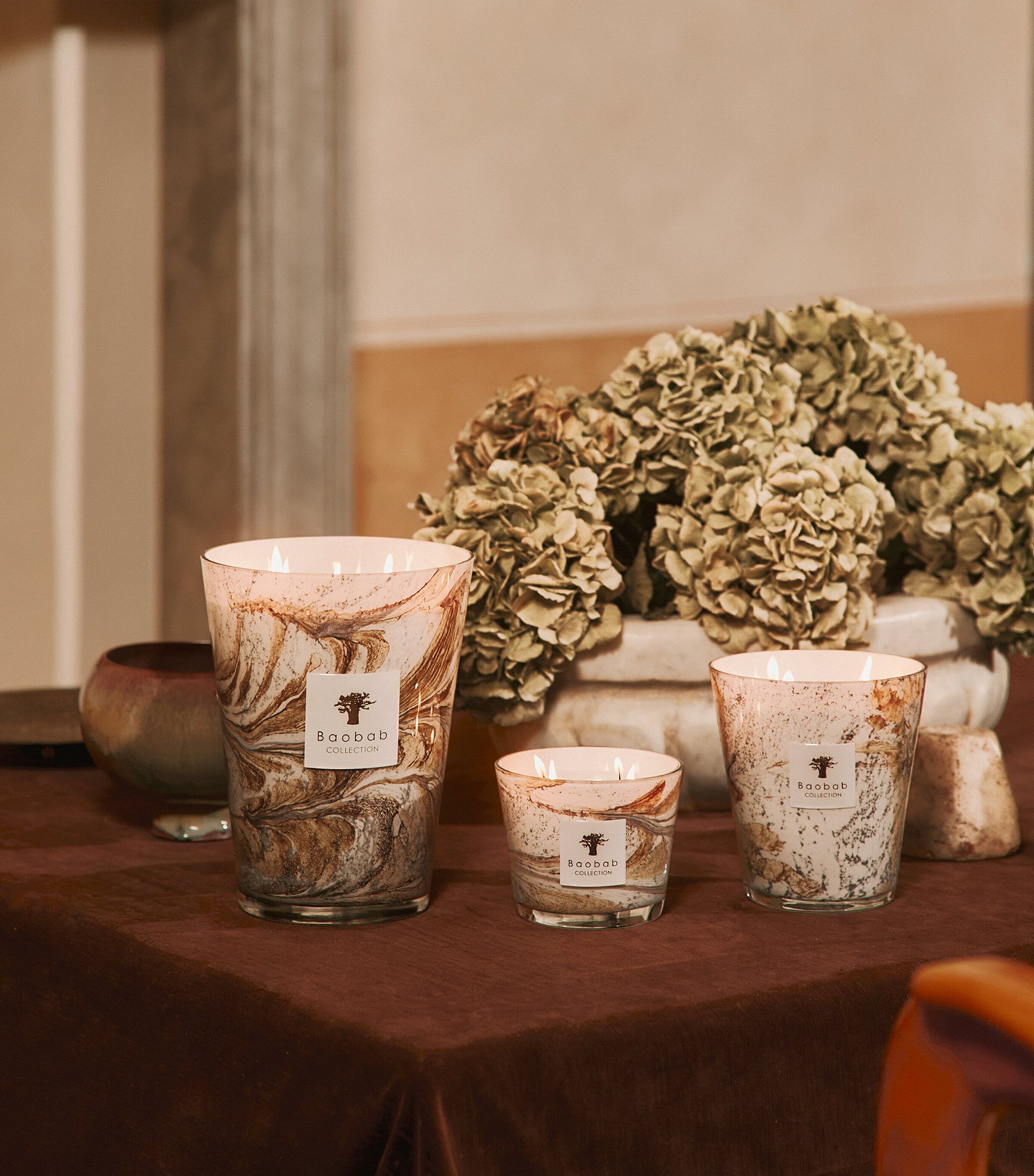 Baobab Collection Naïs Scented Candle (190g) Beige Image 4