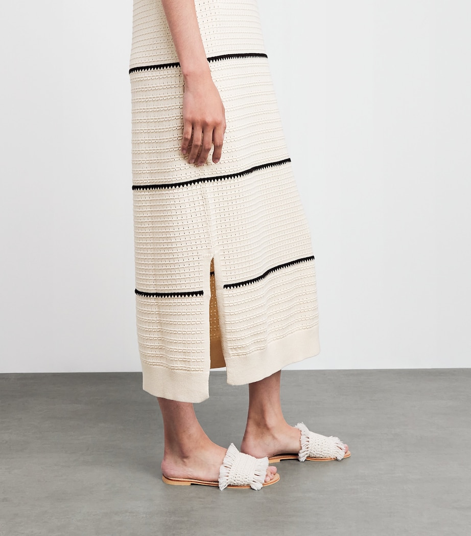 Scoop-Neck Scott Midi Dress BIRCH Image 6