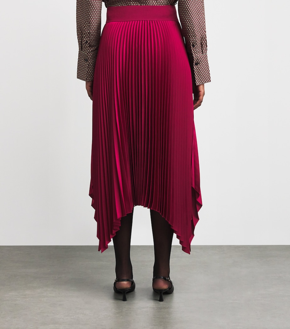 Ade Knit Weave Plissé Skirt RUBY Image 4