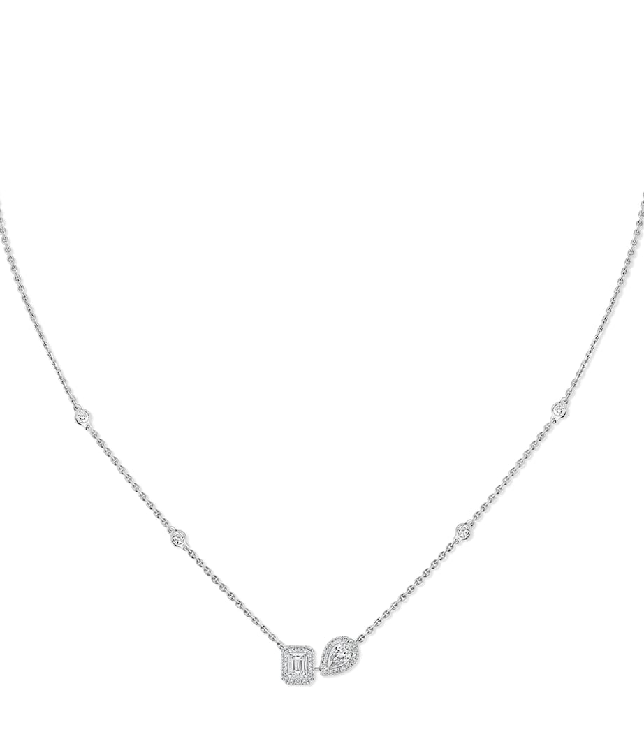 Messika My Twin White Gold and Diamond Necklace (0.30ct) White Gold Image 1