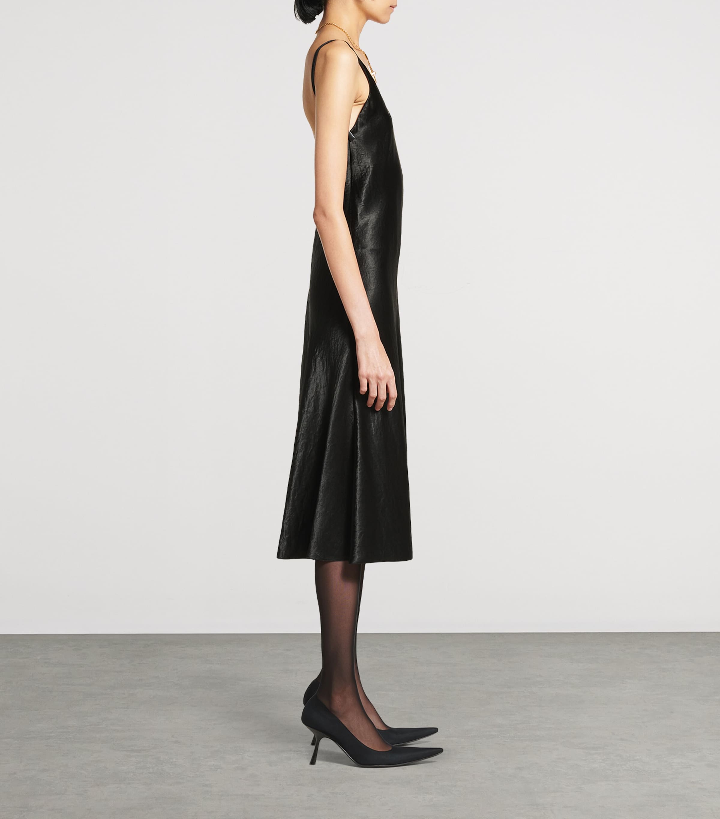 【送料&関税込】Balenciaga Satin Strappy Midi Dress Balenciaga Satin Strappy Midi Dress | italist