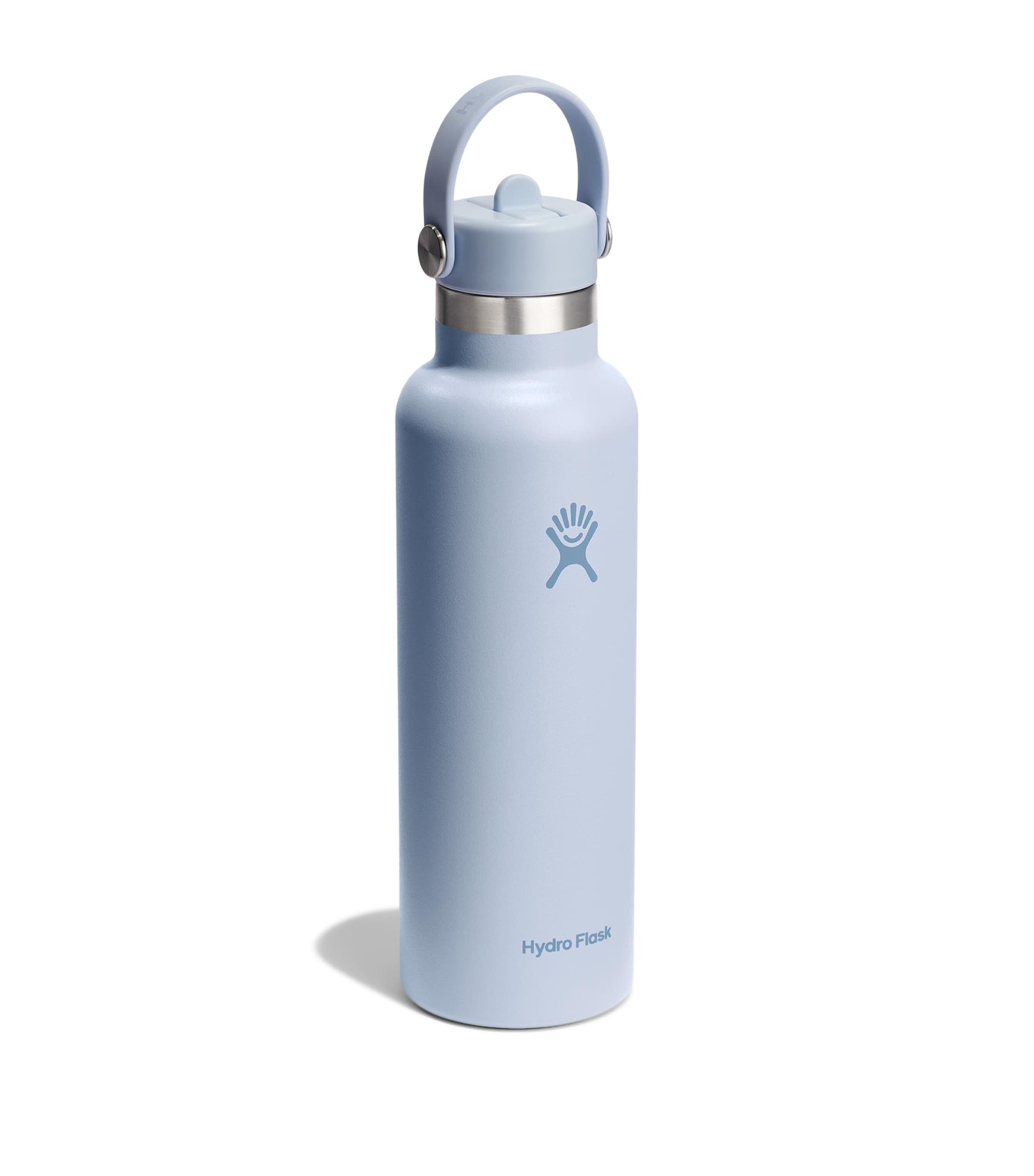 Standard Mouth Bottle with Flex Straw Cap (621ml) LIGHT BLUE Image 2