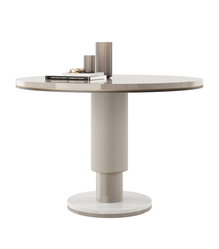 Cadiz Round Dining Table BEIGE Image 1