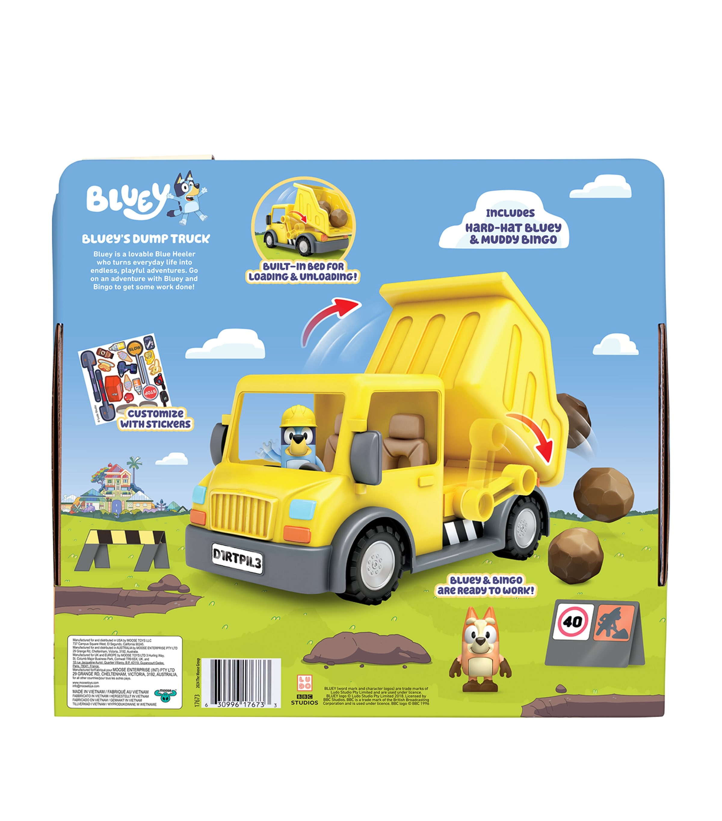 BLUEY Dump Truck Playset Image 4