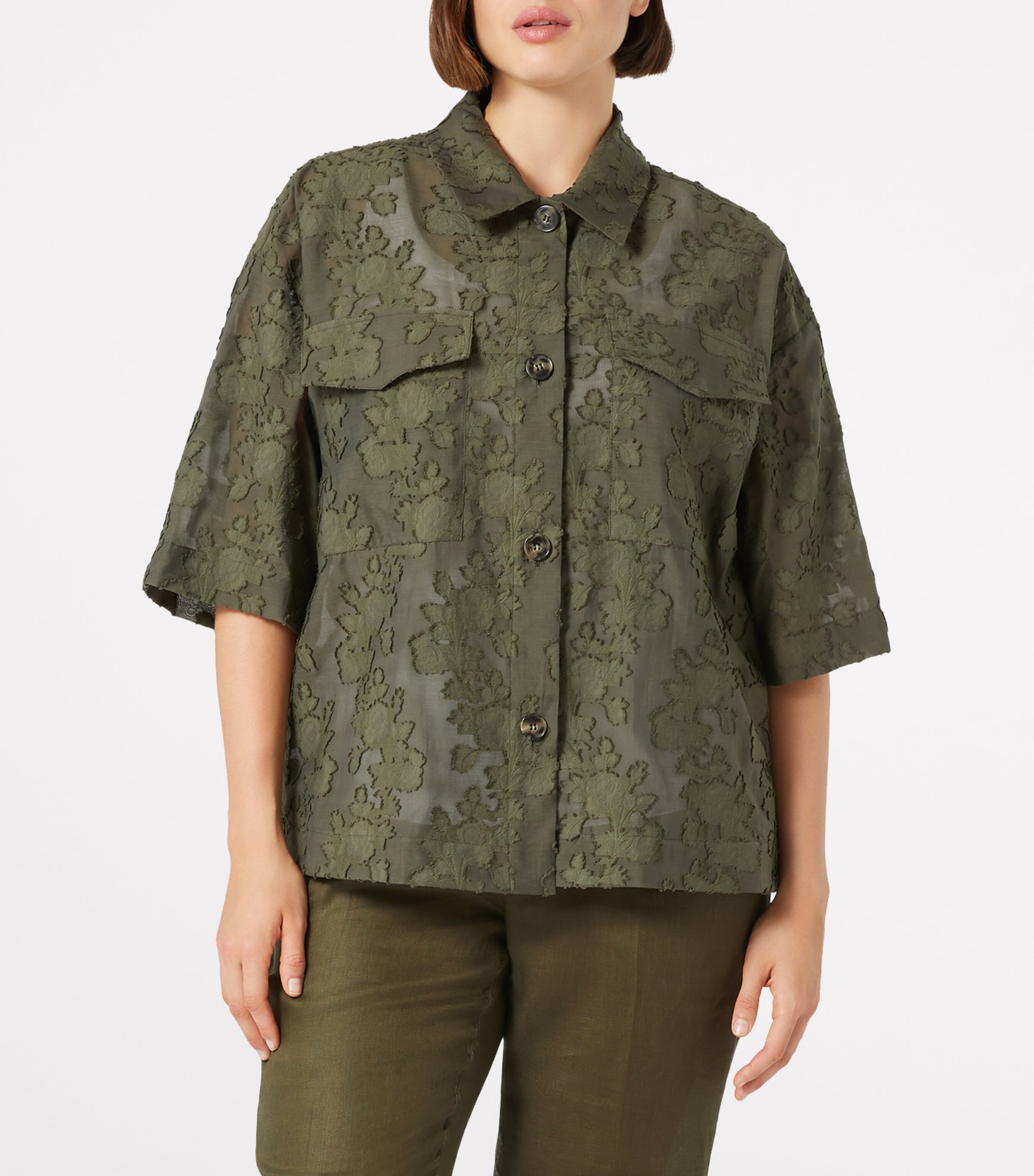 Marina Rinaldi Fil Coupé Floral Pontile Shirt | Harrods DE