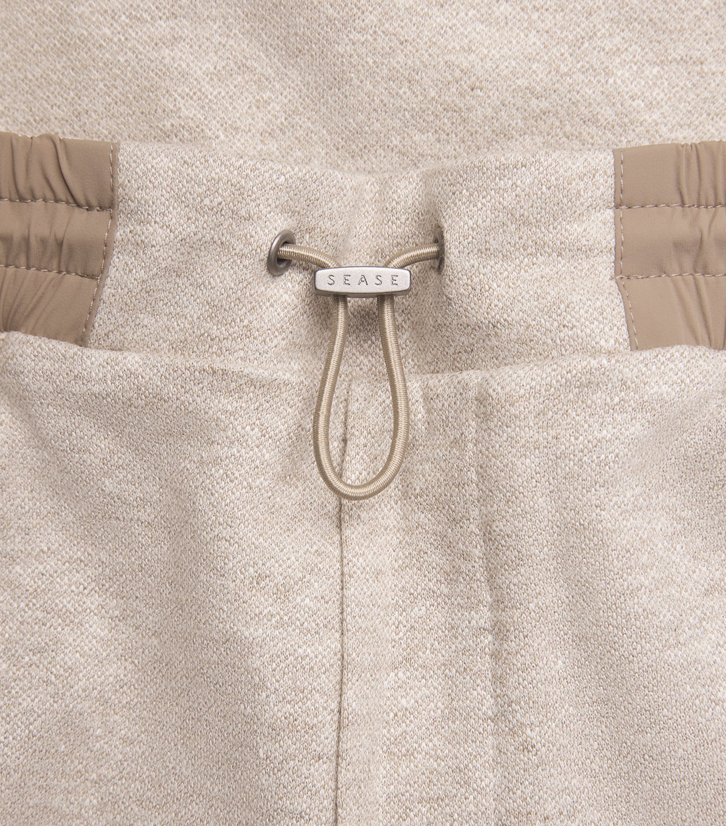 Linen-Cotton Straight Sweatpants X34 DRIFTWOOD Image 5