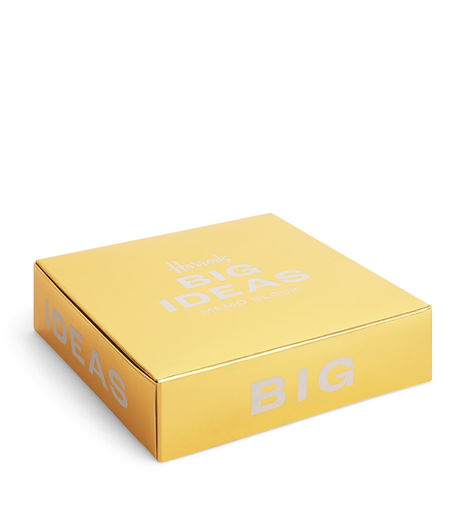 Harrods Logo Memo Block Gold Image 1