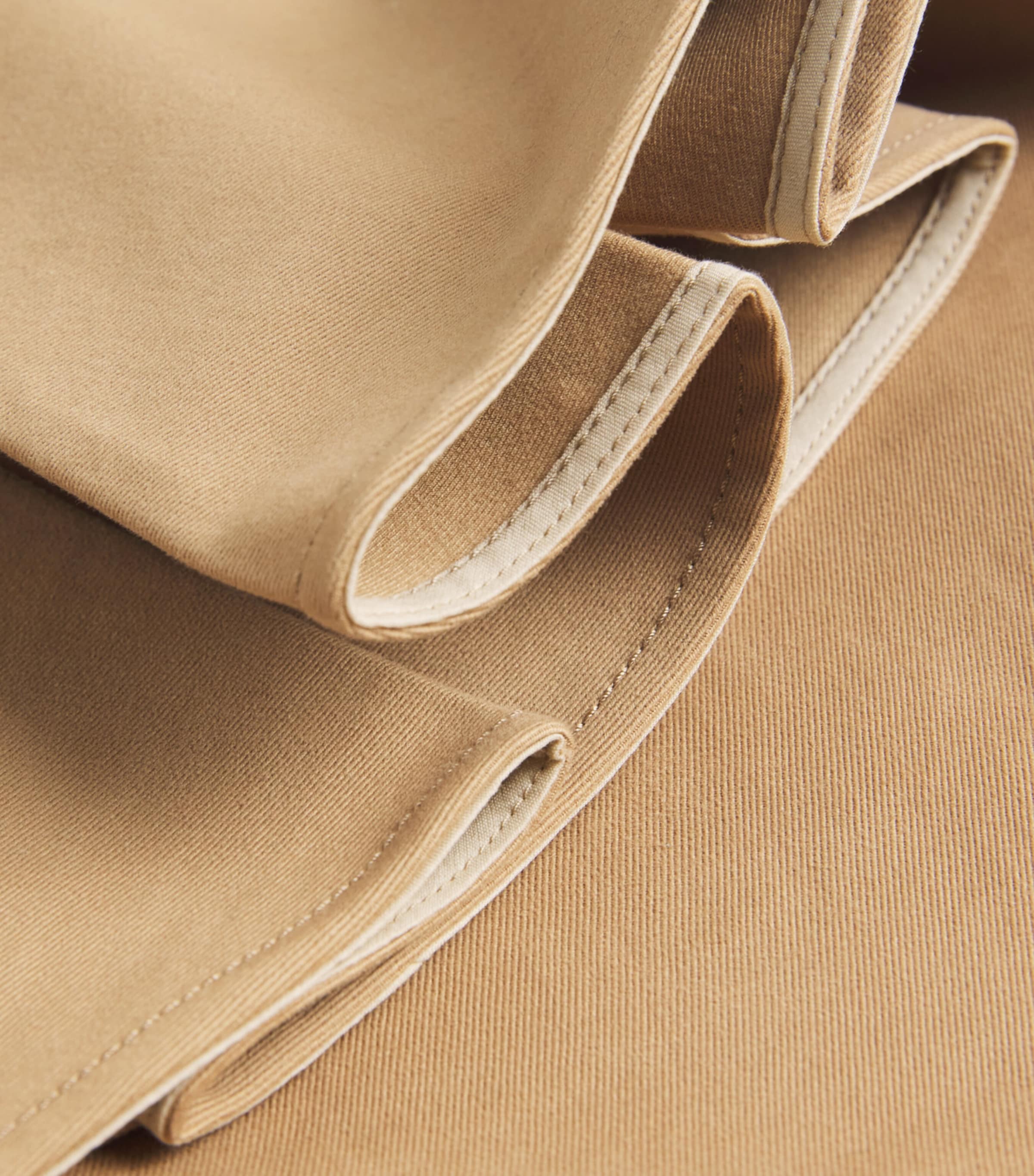 Stretch-Cotton Pleated Mini Skirt 209 Image 5