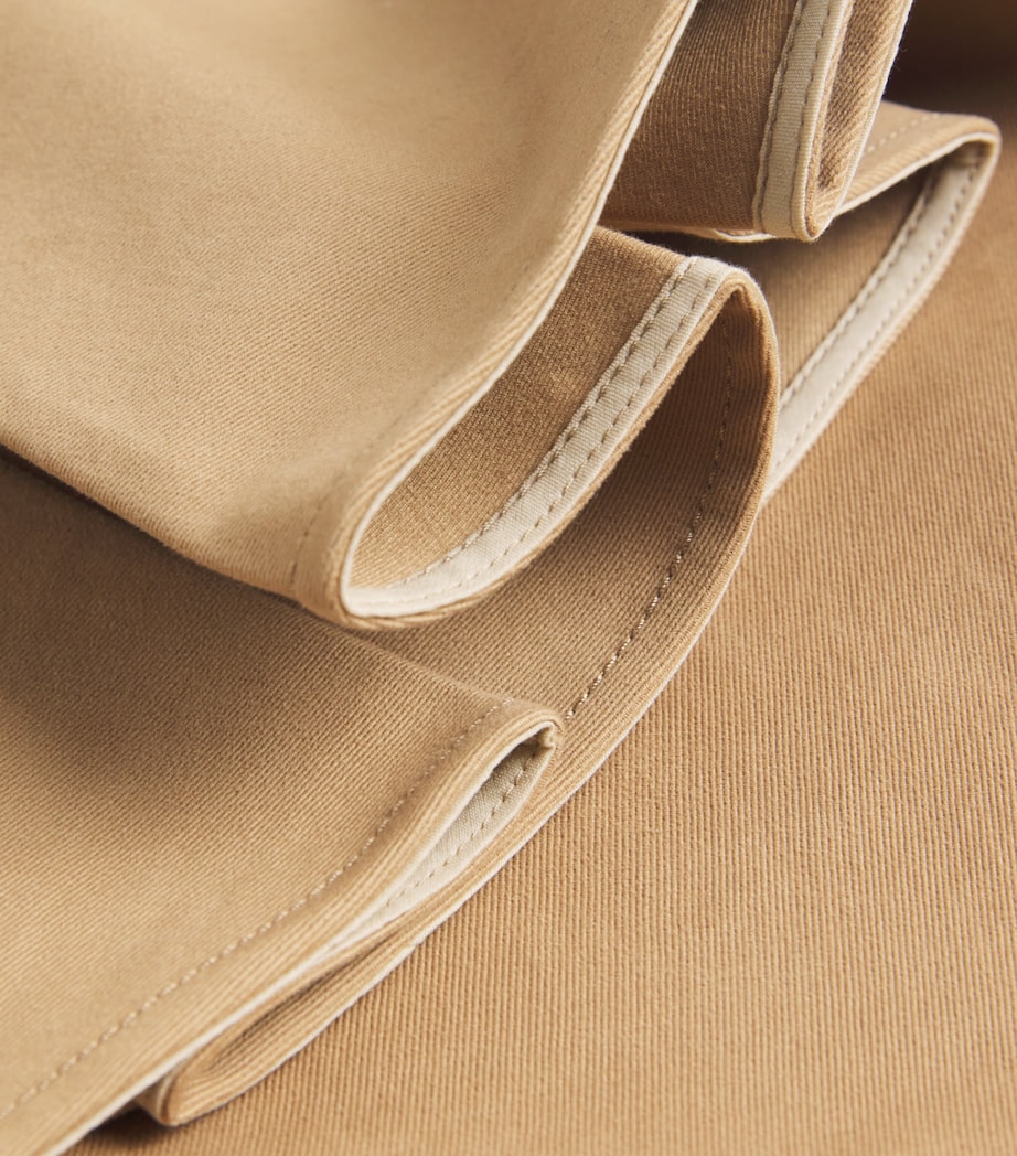 Stretch-Cotton Pleated Mini Skirt 209 Image 5