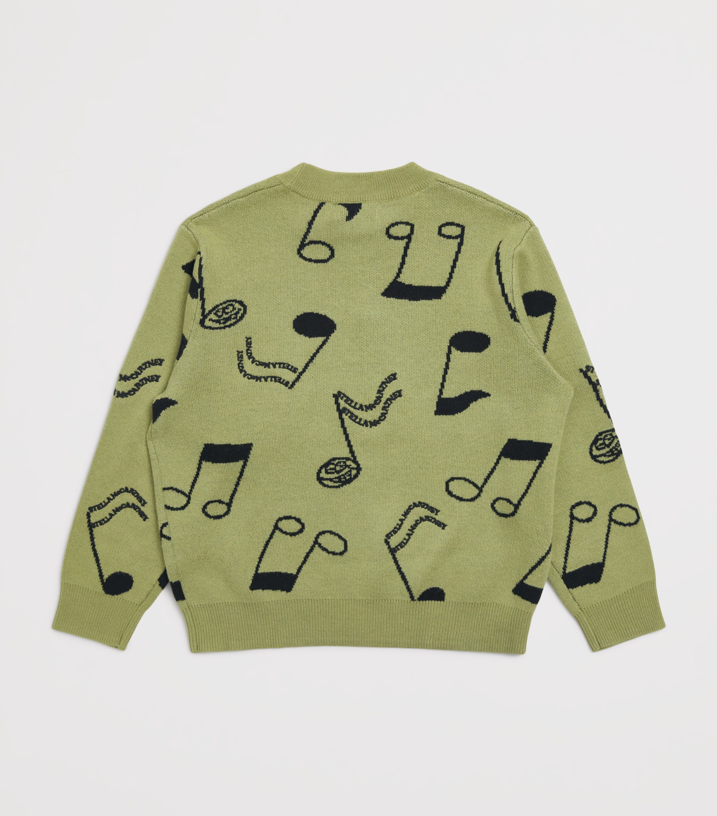 Organic Cotton Music Sweater (2-14 Years) 770GREEN Image 2