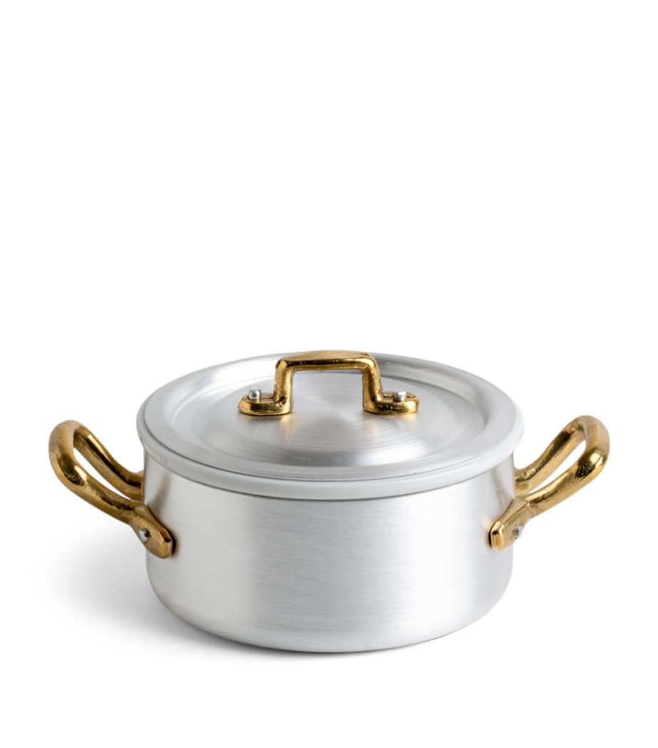 Marcato Mini Casserole Set (12cm) Silver Image 1