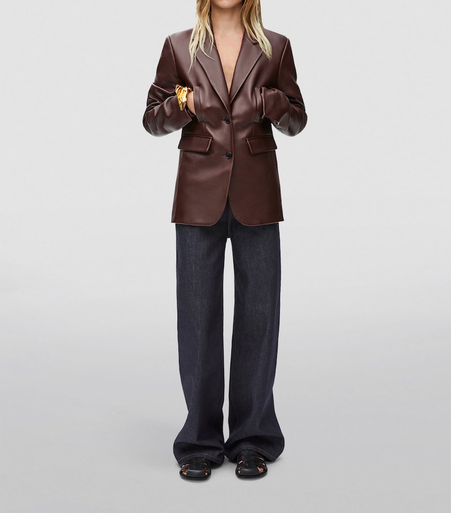 High-Waist Wide-Leg Jeans RAW DENIM Image 2