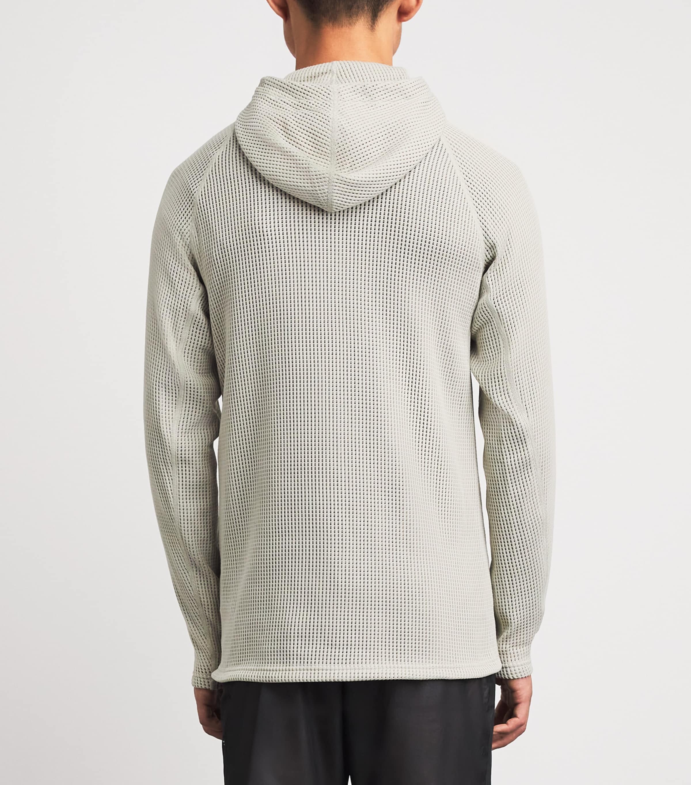 Houdini Mens Pace Flow Hoodie Greenish Grey Image 5