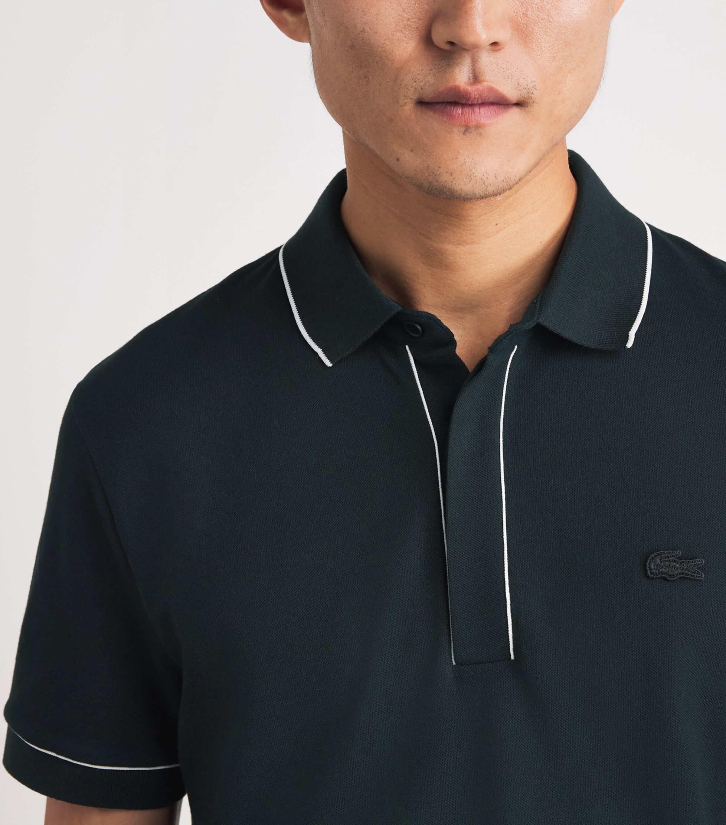 Lacoste Mens Cotton Original Polo Shirt Dark Varech Image 3