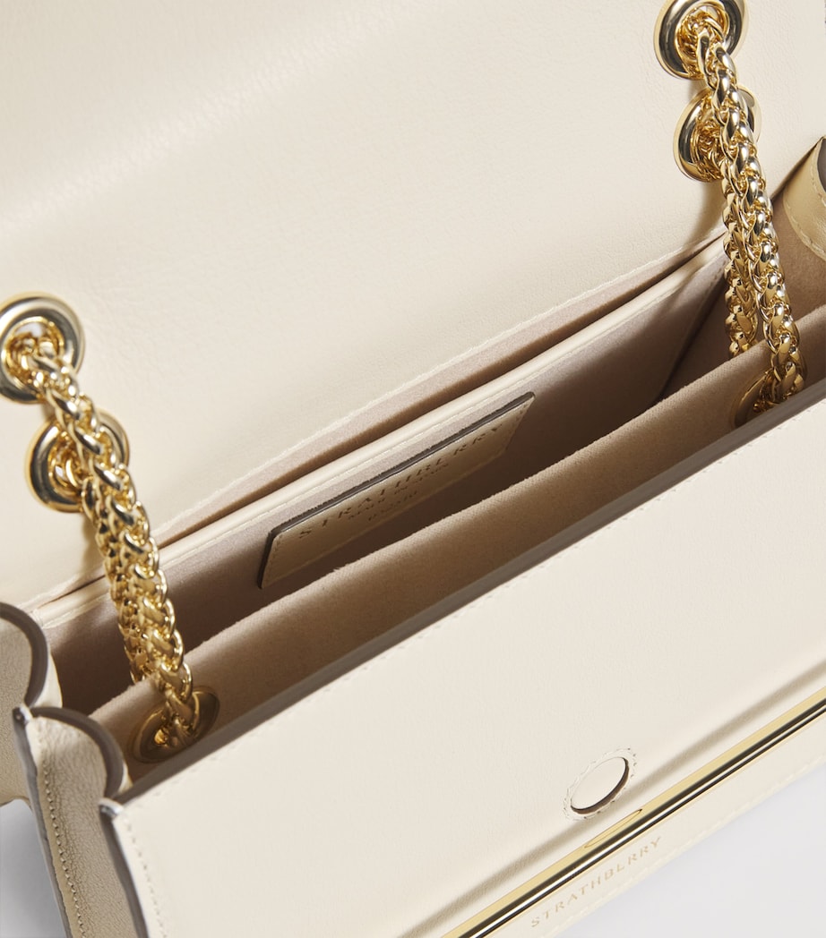 Mini Leather East-West Shoulder Bag VANILLA Image 4