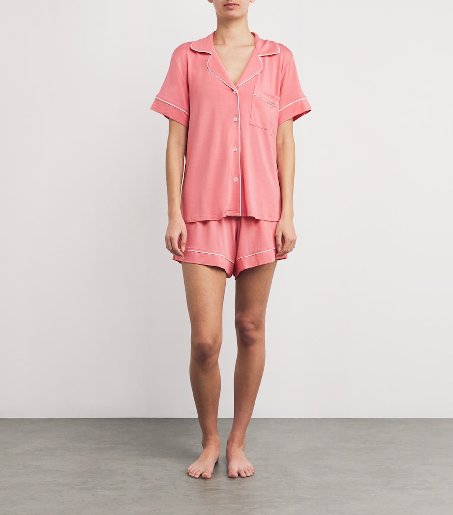 Gisele Short Pyjama Set SK/IV SUNKISSD CORAL Image 2
