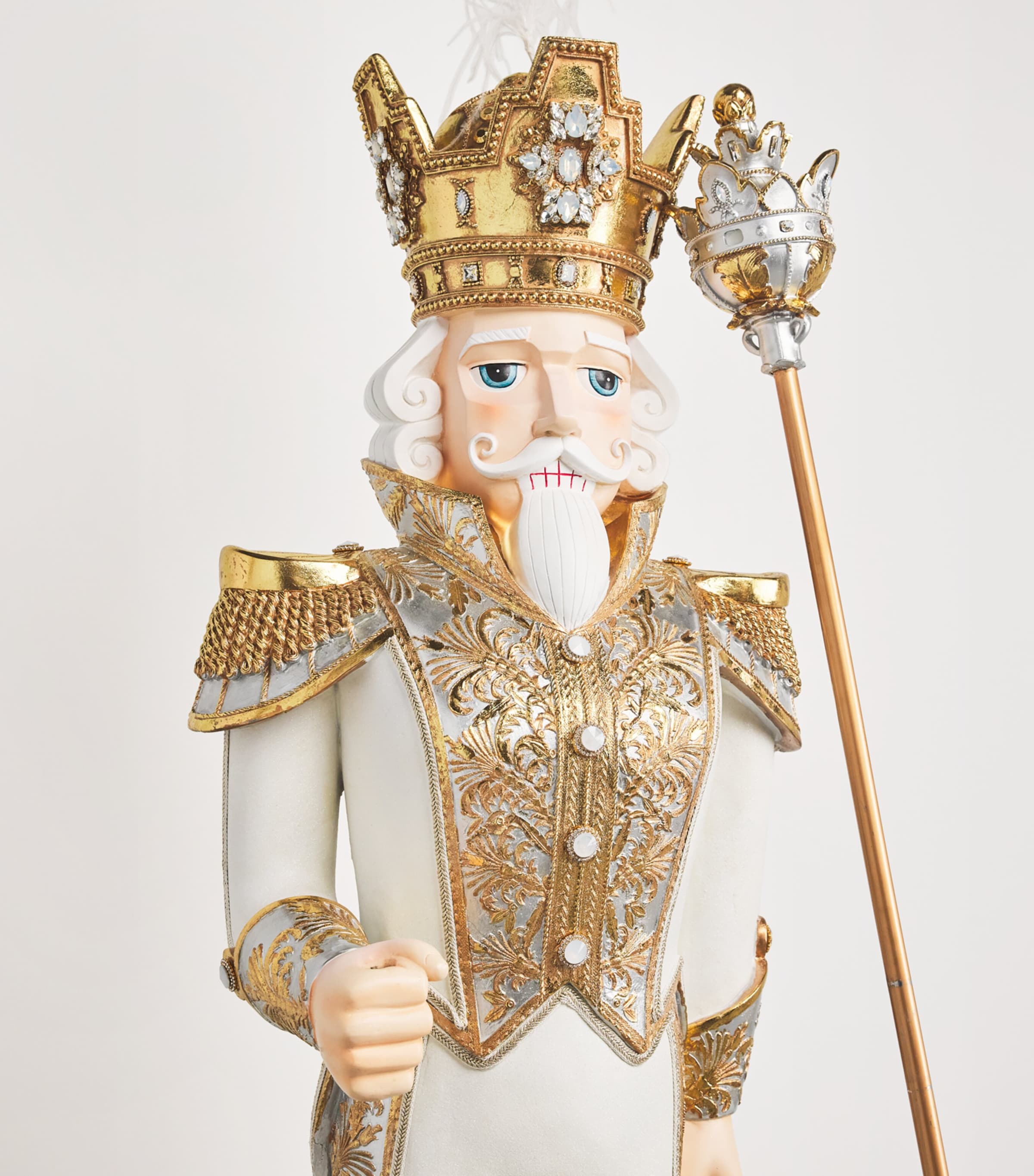 Harrods Soldier Nutcracker (110cm) Gold/colour(s) Image 3