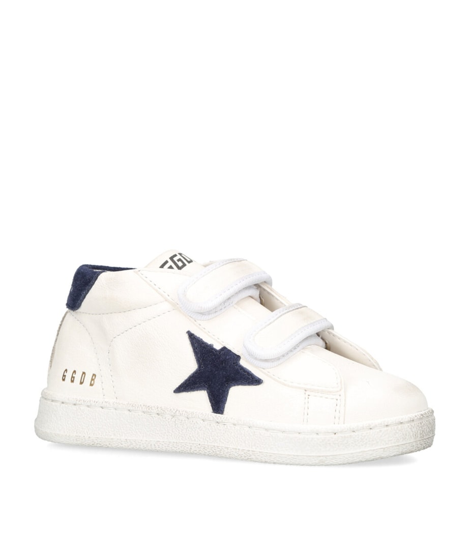 Leather June Sneakers WHITE/NAVY Image 3