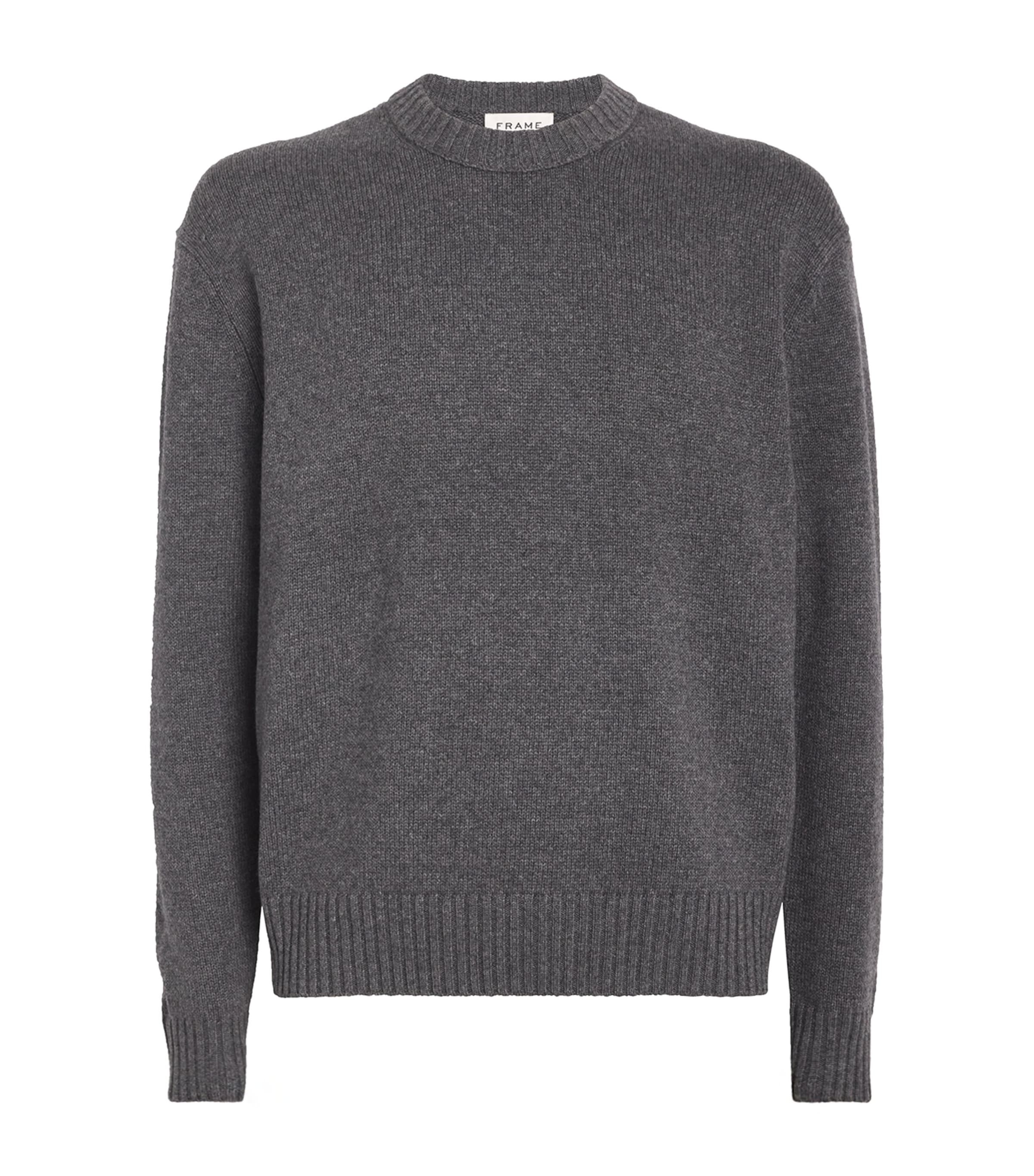 Wool-Cashmere Sweater LIGHT GREY MELANGE Image 1