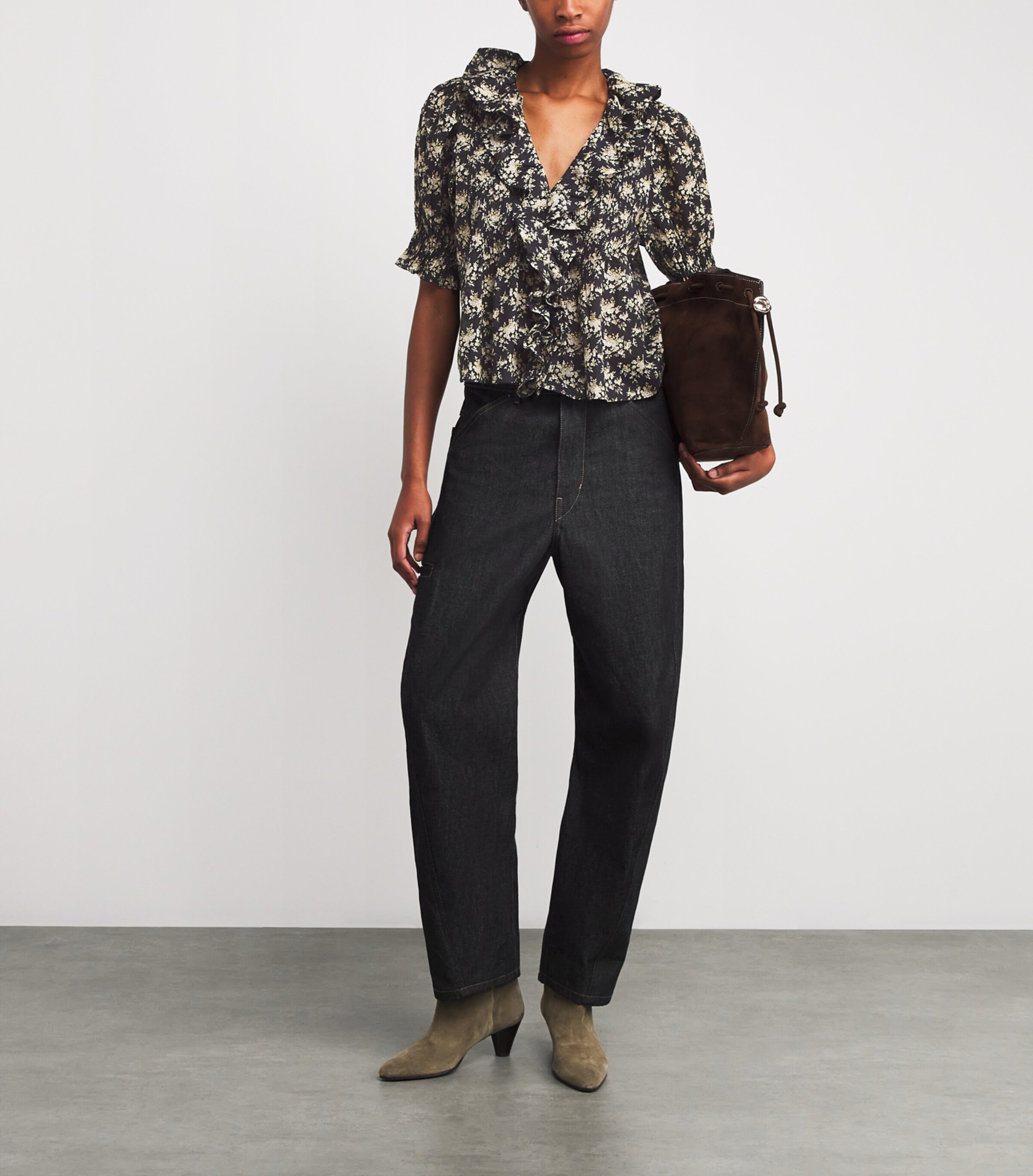 Organic Cotton Henri Blouse NIOR ROSIER FLORAL Image 2