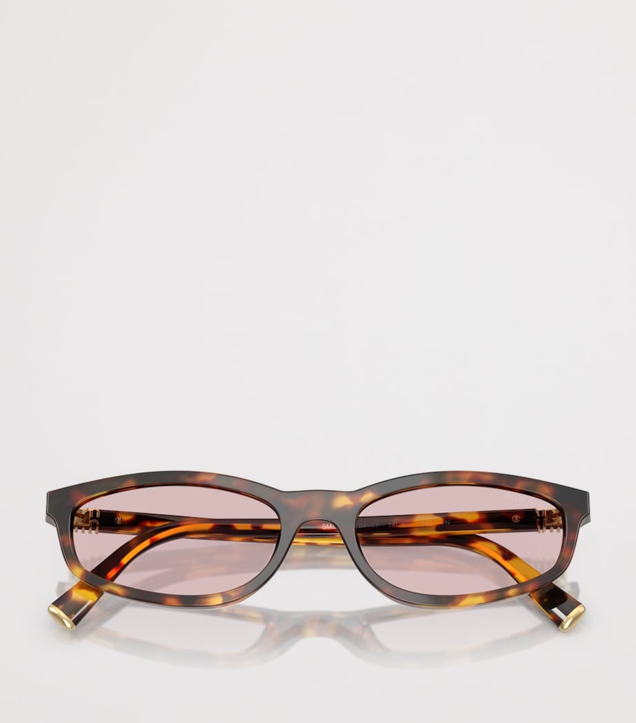 Tortoiseshell Irregular Sunglasses 14L4I0 Image 5