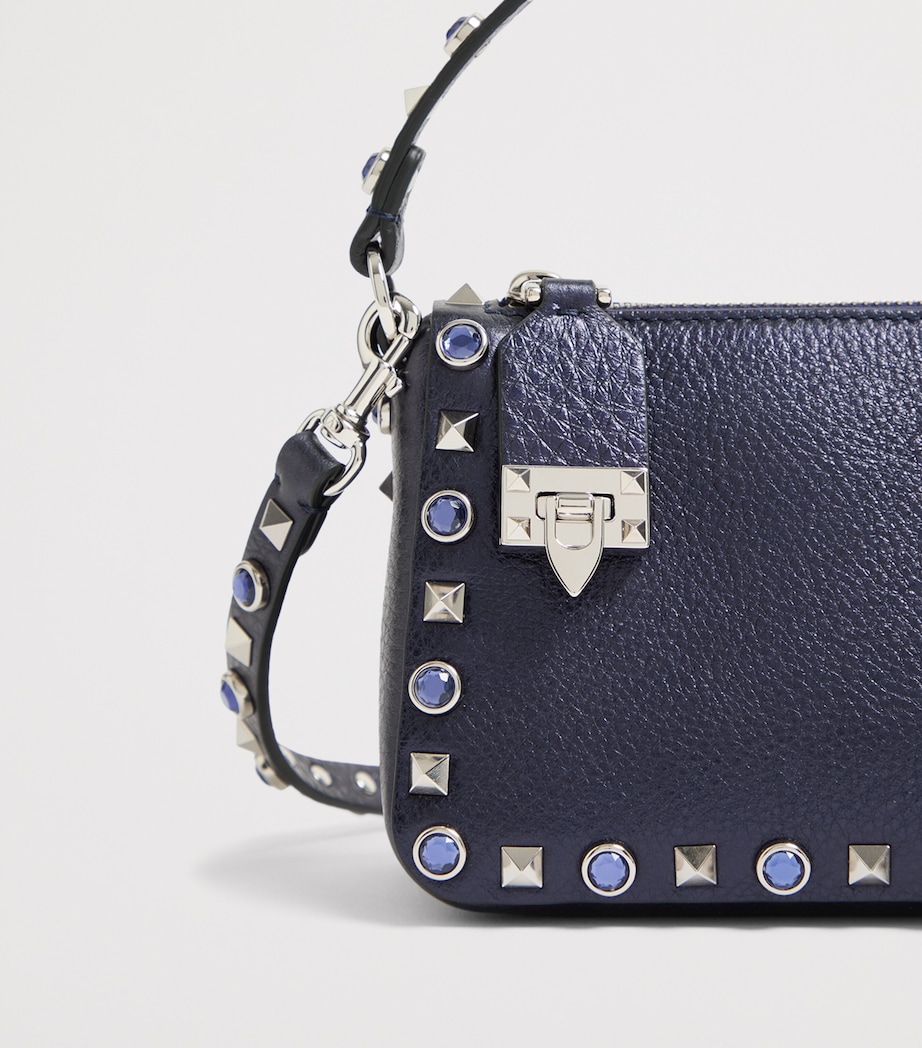 Valentino Garavani Small Leather Rockstud Shoulder Bag Image 6
