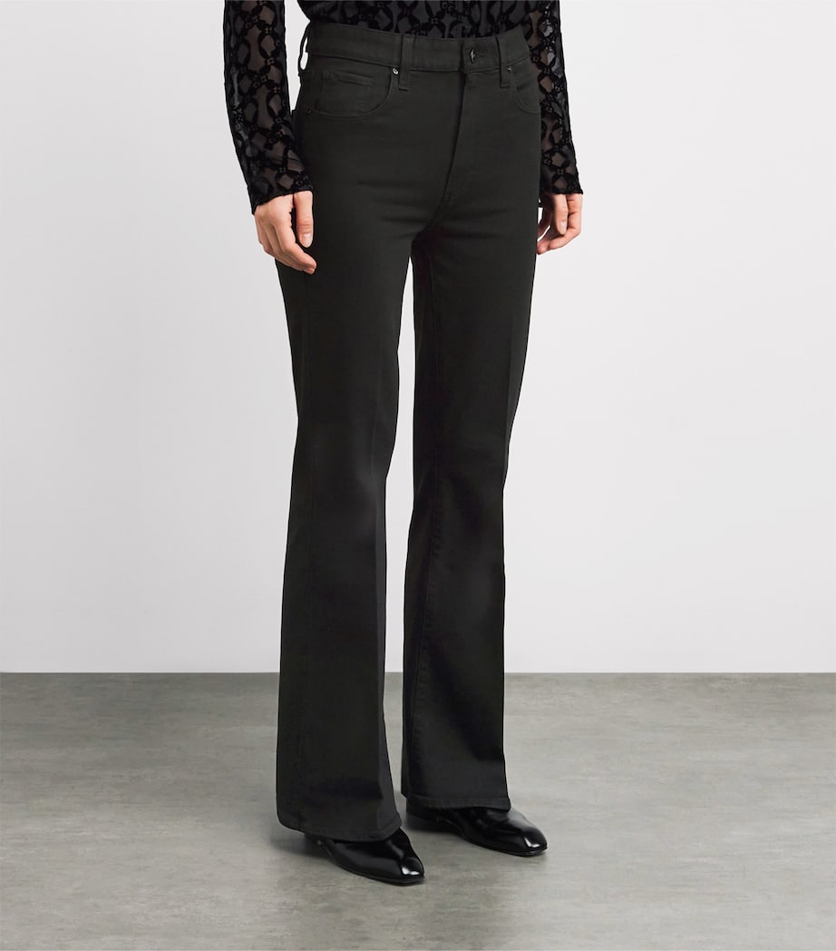 Marlow Skimmer Flared Jeans BLACK SHADOW Image 3