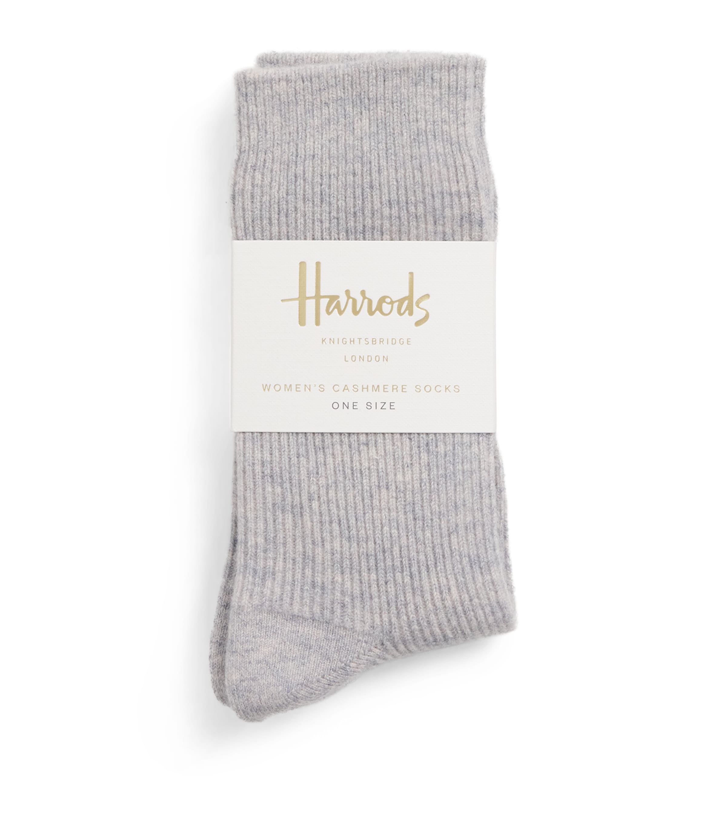 Harrods Cashmere Socks In Gray