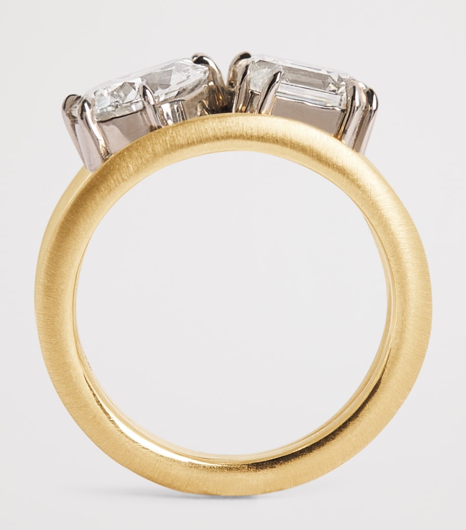 Yellow Gold and Diamond Sadie Ring (Size 6.5) YELLOW GOLD Image 3