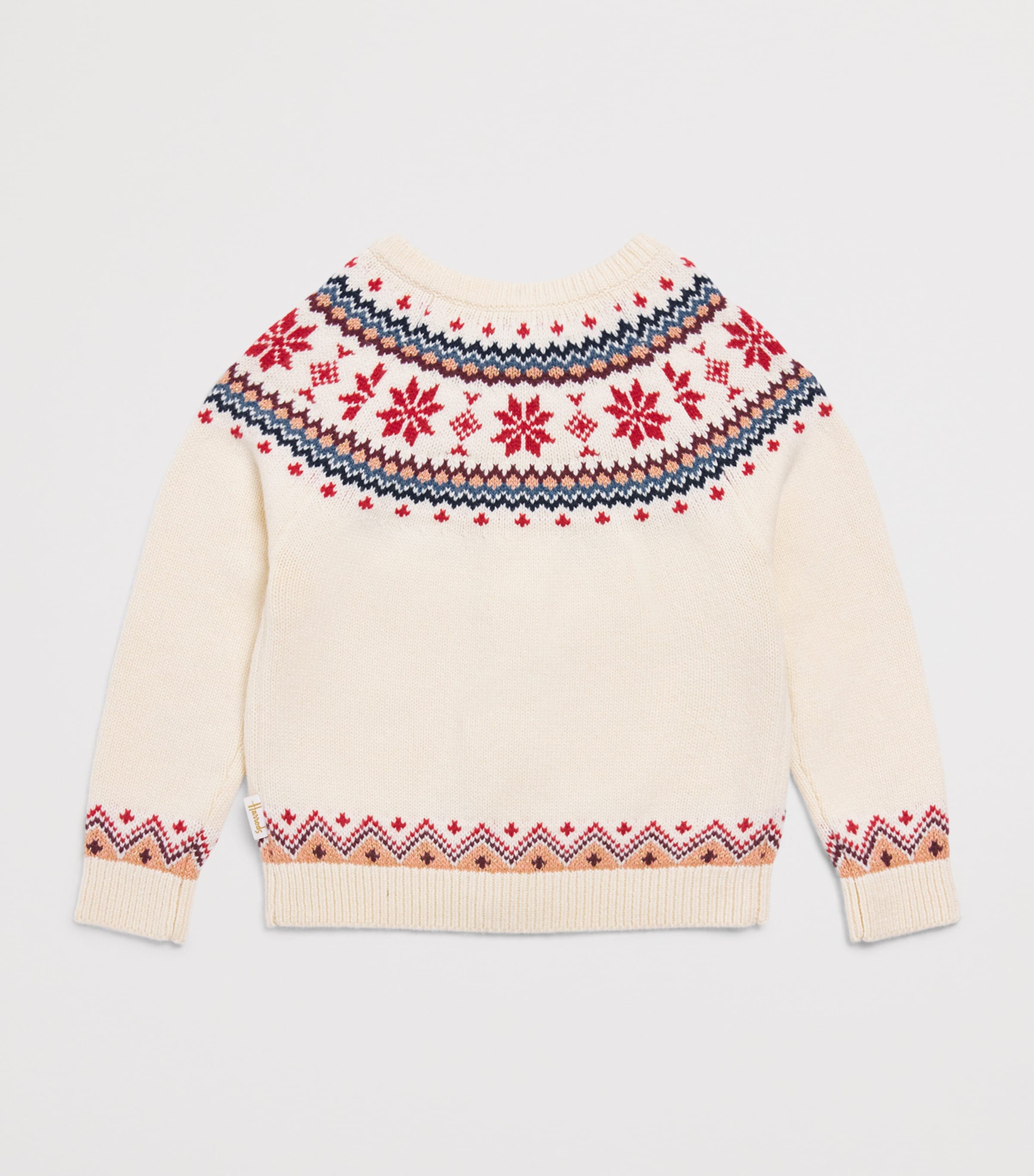 Harrods Fair Isle Cardigan (2-8 Years) Image 2
