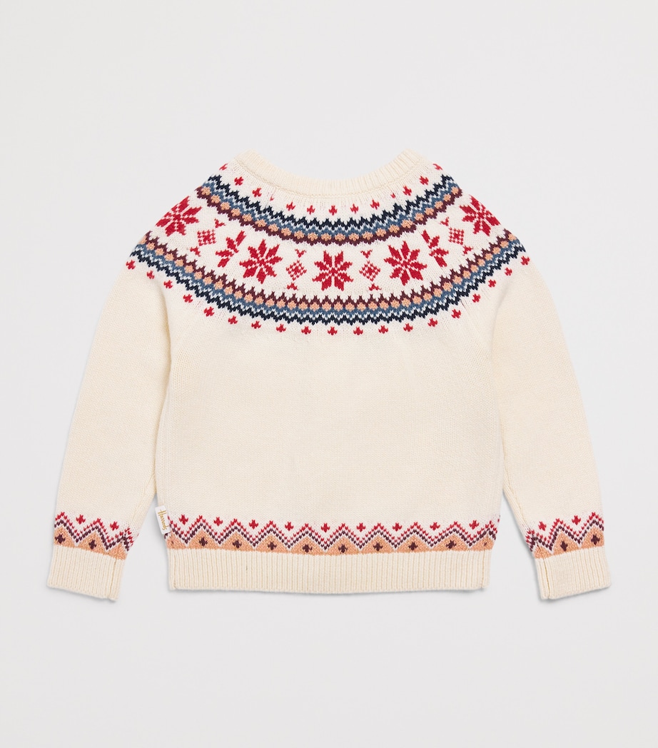 Harrods Fair Isle Cardigan (2-8 Years) Image 2