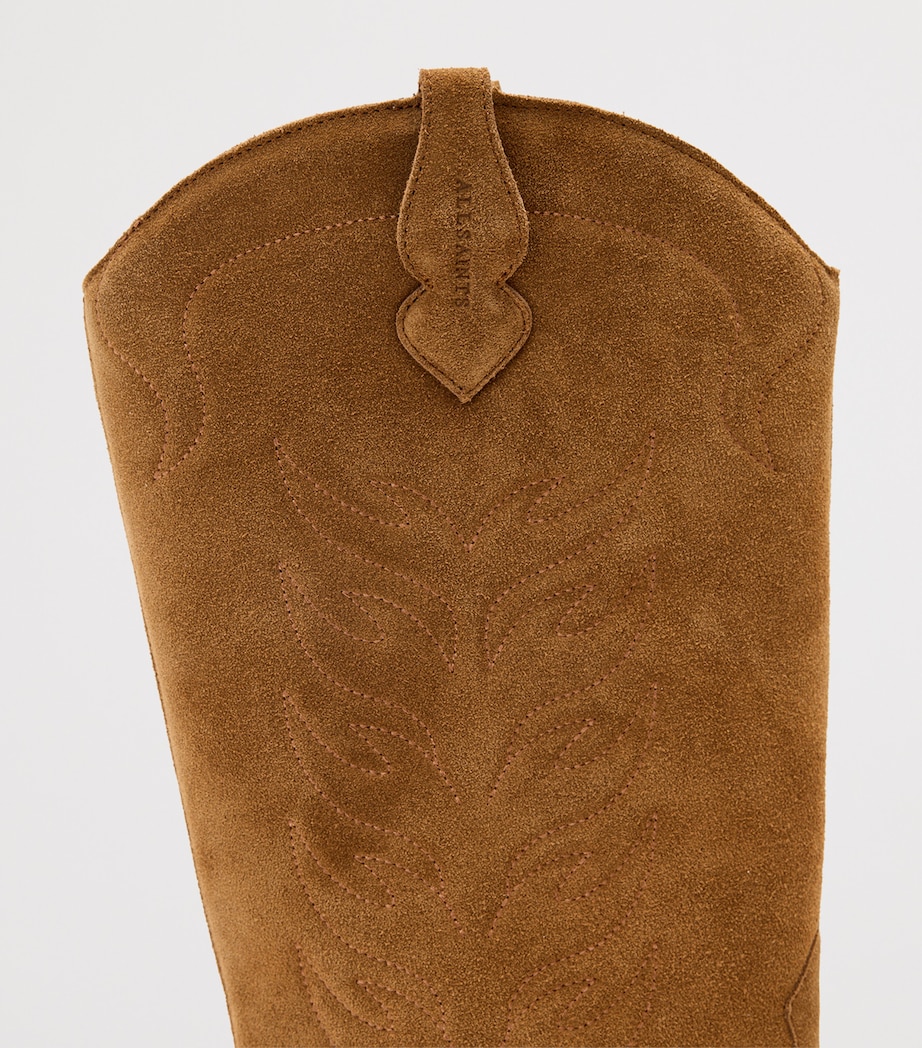 Suede Dolly Cowboy Boots 60 SEPIA BROWN Image 5