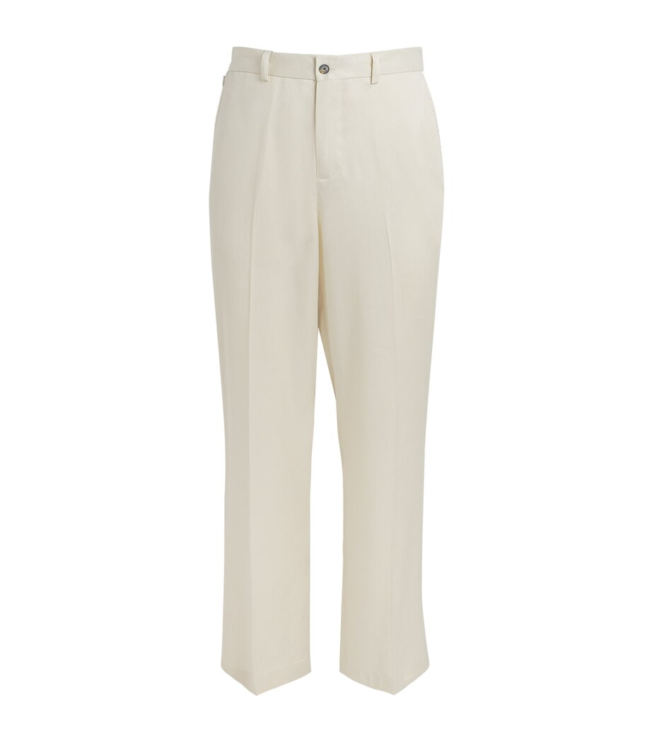 Malbon Mens La Perla Trousers Cream Image 1