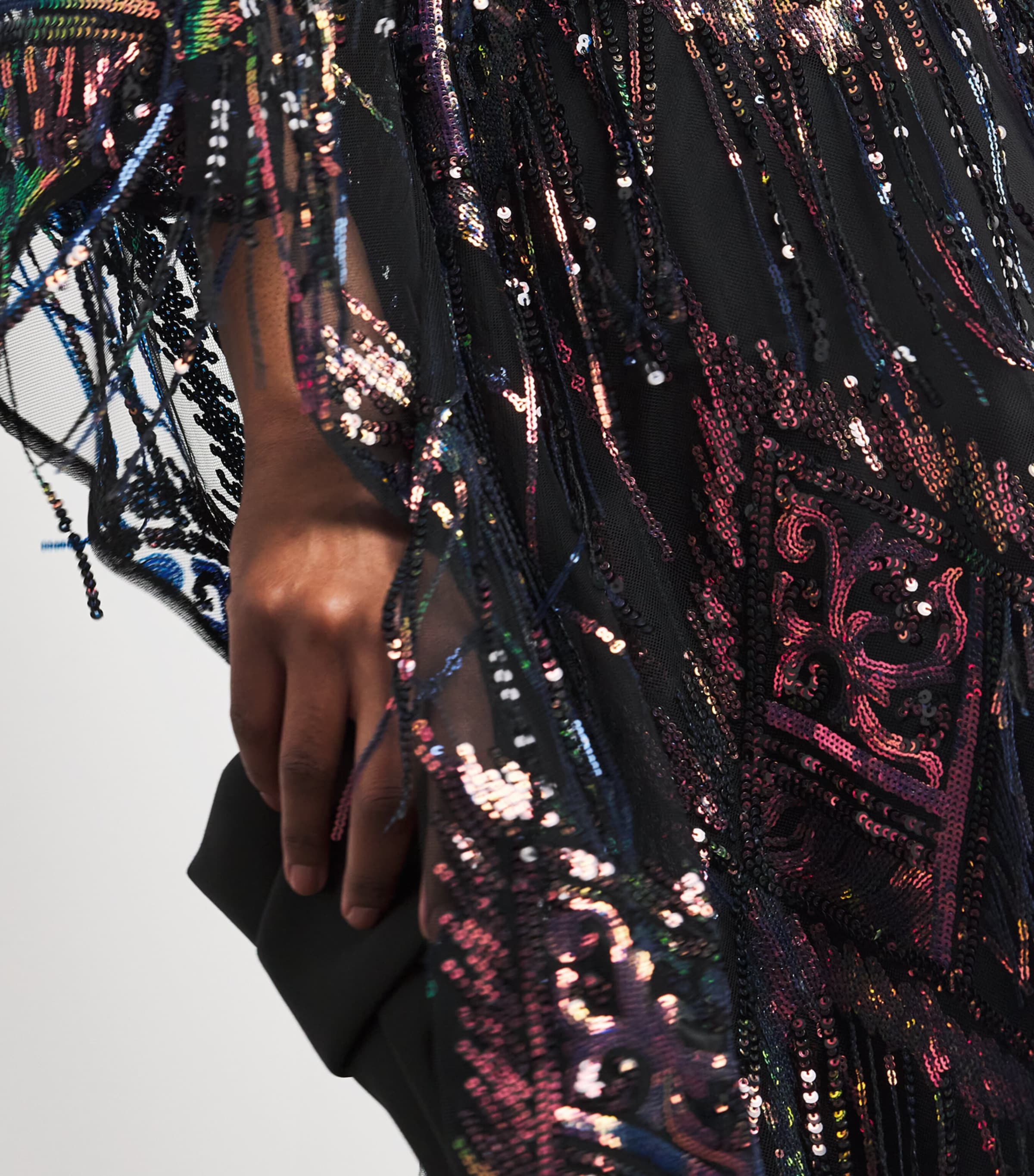 Sequin Casati Maxi Kaftan ROYAL BLUE Image 6