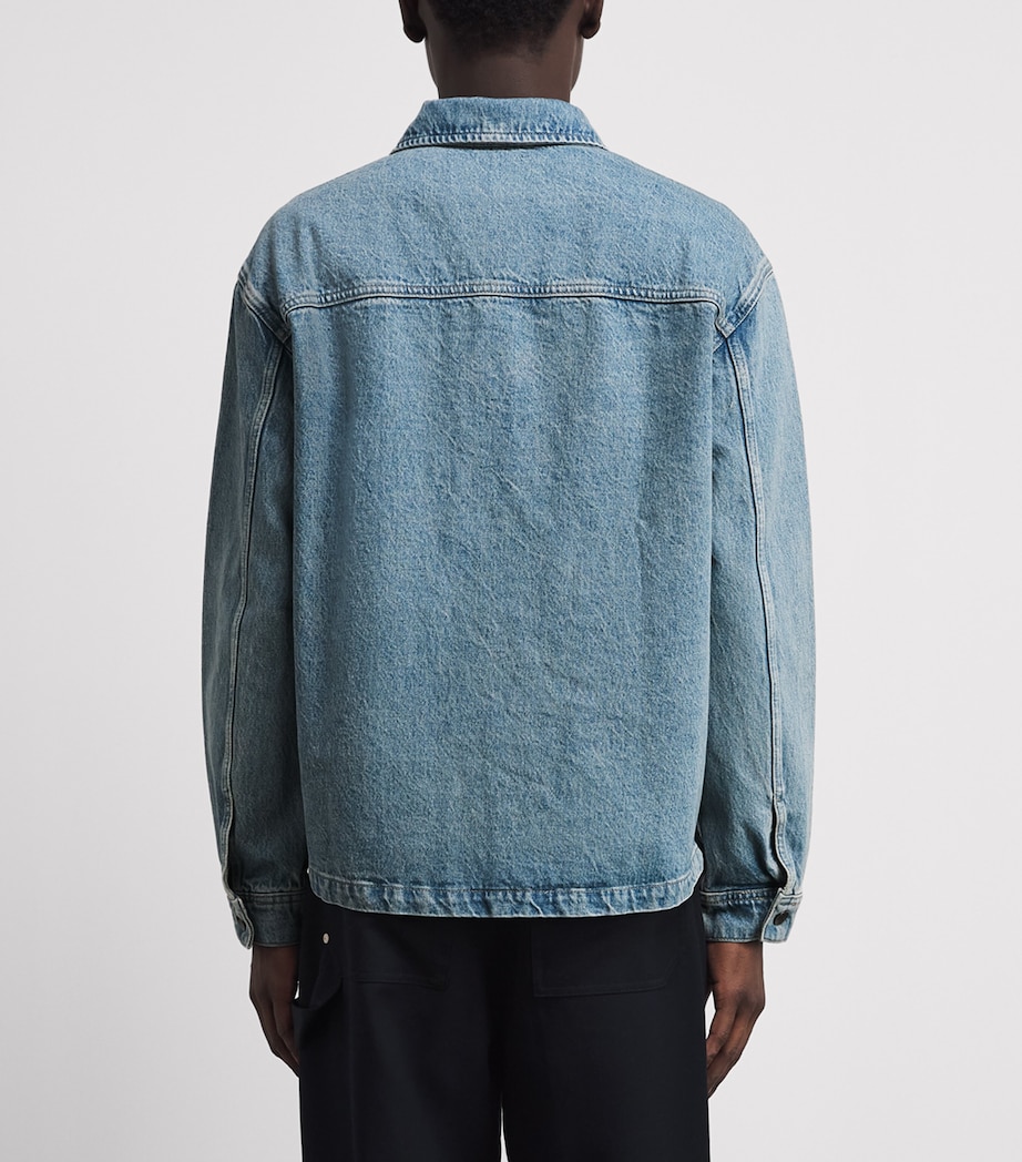 Rag & Bone Mens Denim Astor Overshirt Lex Blue Image 5