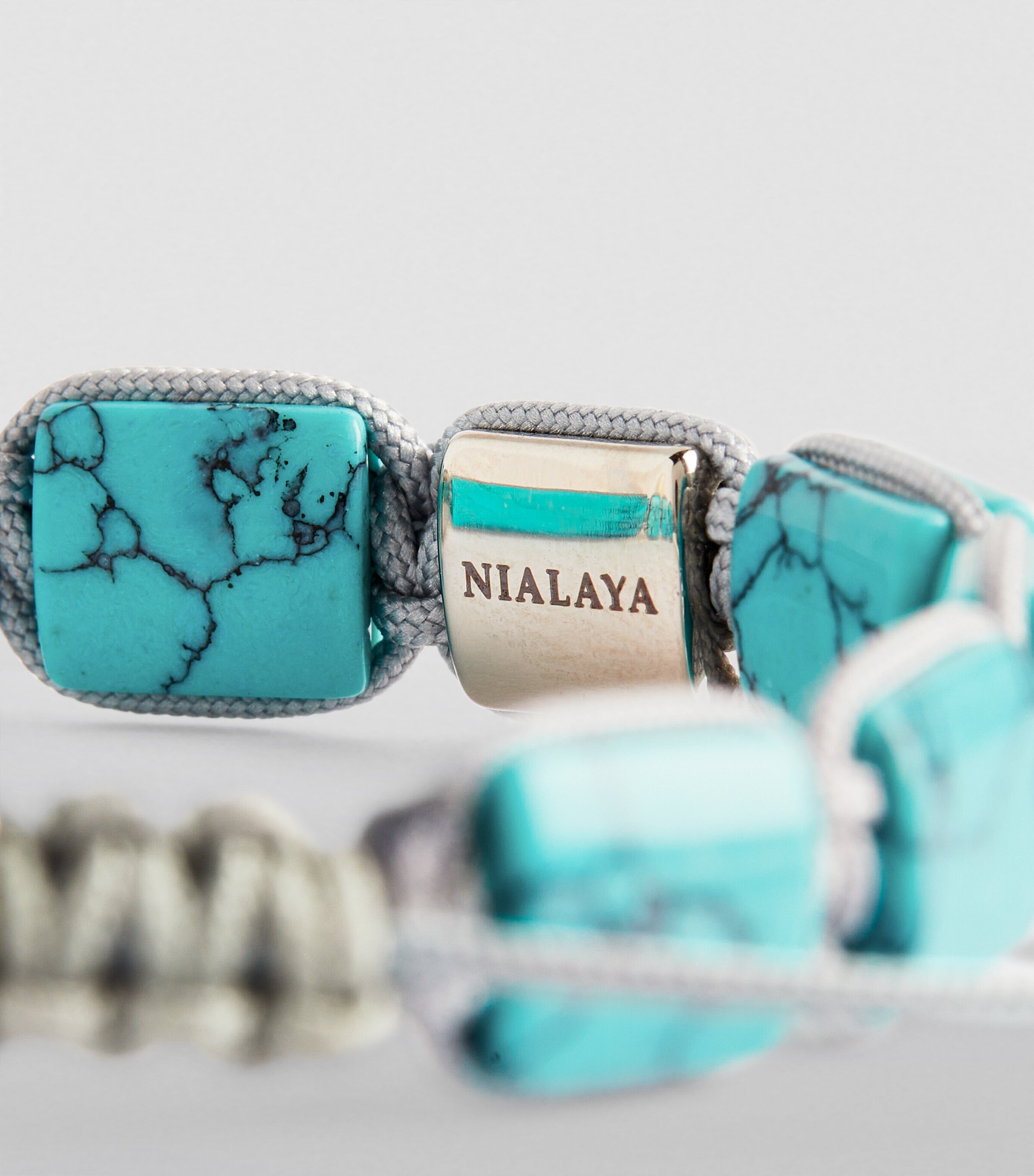 Turquoise Dorje Flatbead Bracelet TURQUOISE SILVER Image 3