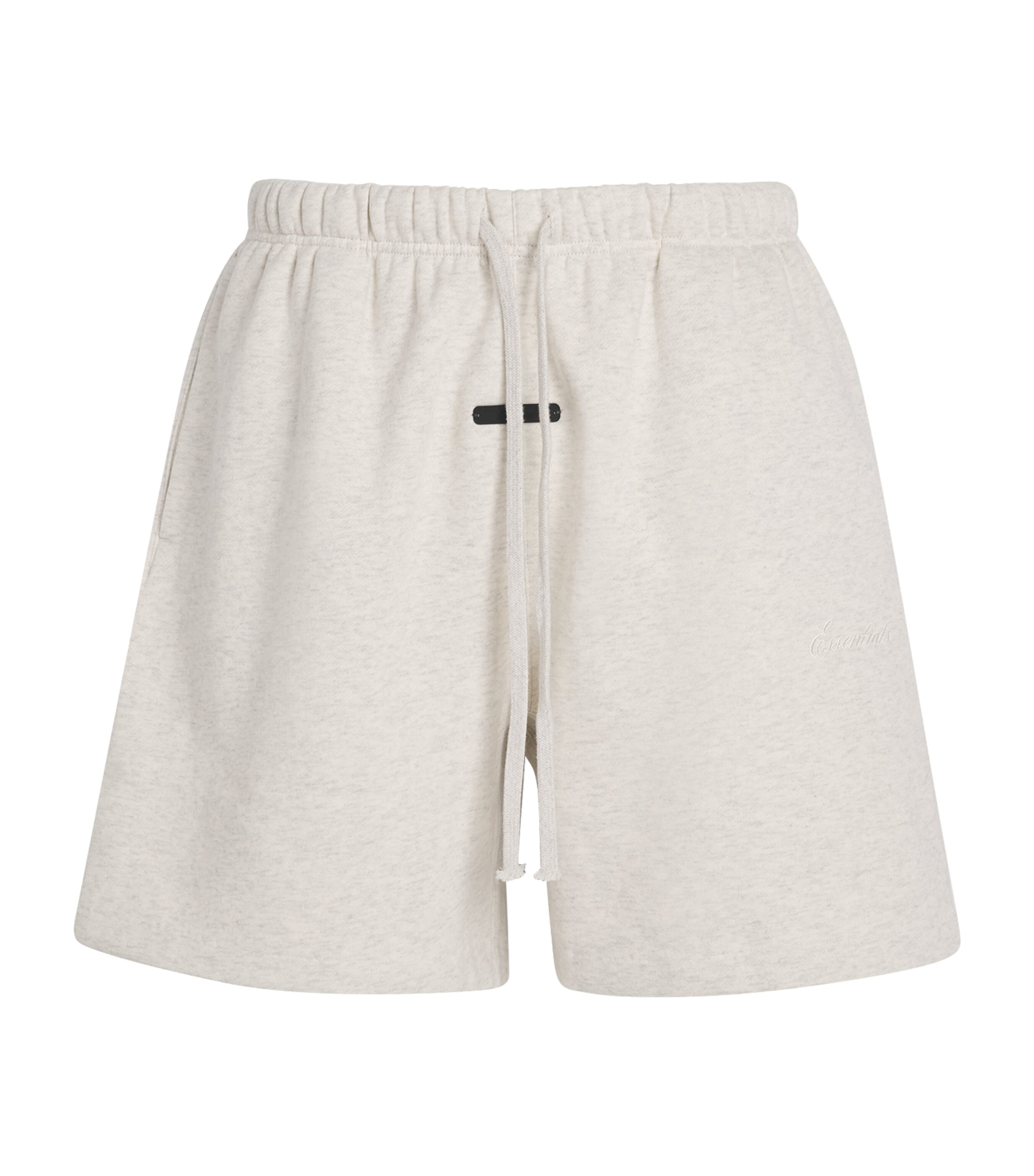 FEAR OF GOD ESSENTIALS Mens Fleece Classic Sweatshorts Oatml Hthr/lght Hthr Image 1