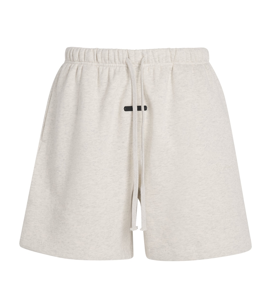 FEAR OF GOD ESSENTIALS Mens Fleece Classic Sweatshorts Oatml Hthr/lght Hthr Image 1