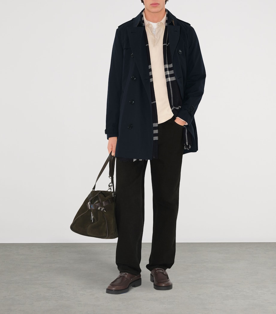 Short Kensington Heritage Trench Coat COAL BLUE Image 2