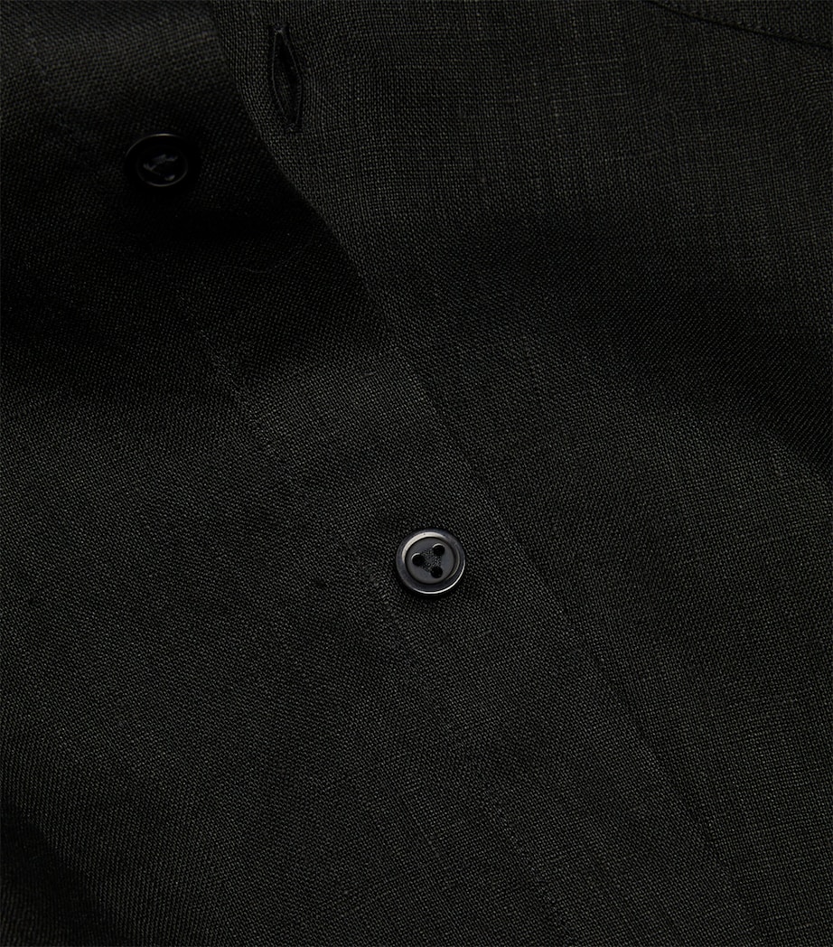 Linen Caroubis Shirt 990 NOIR Image 10