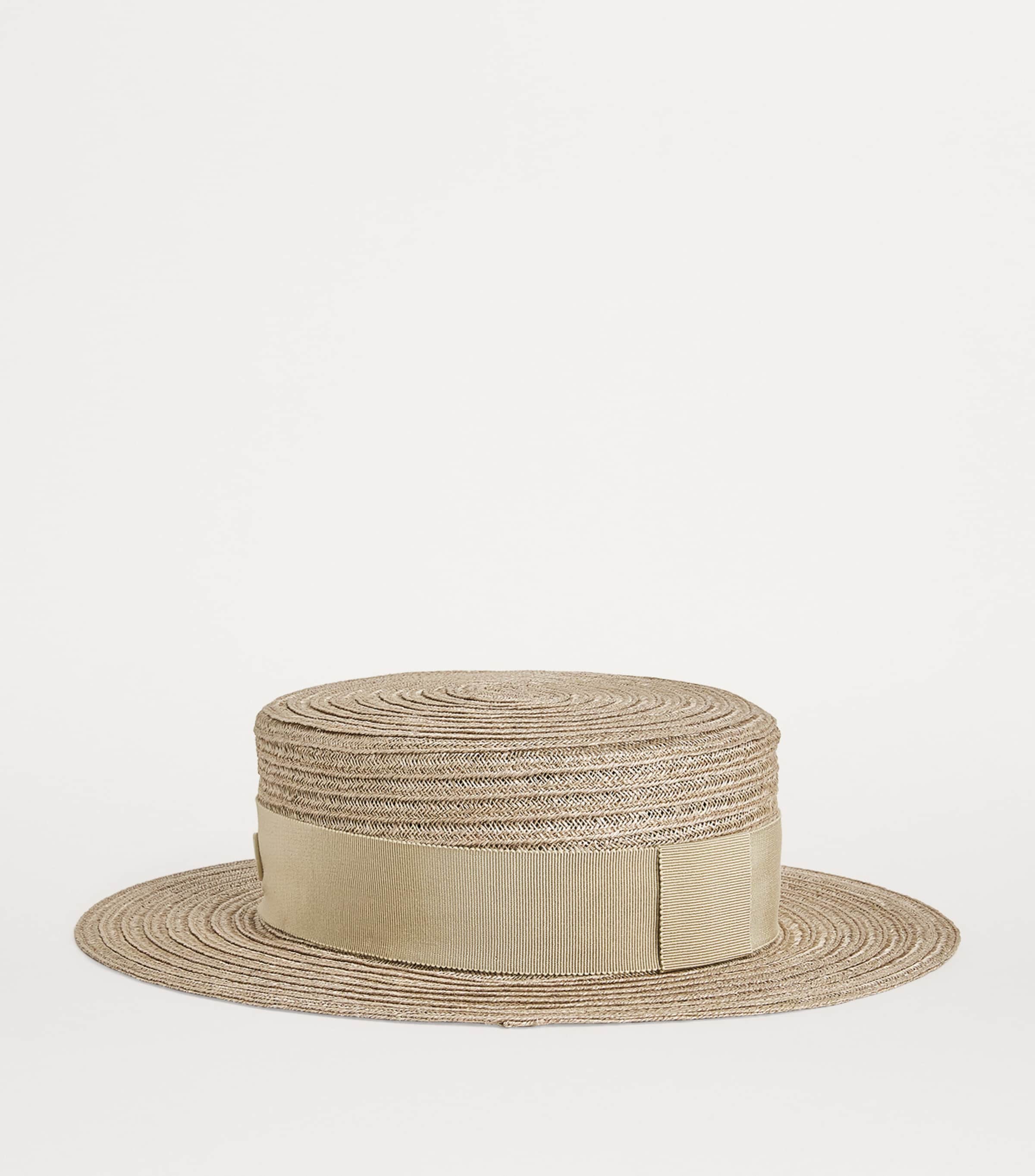 Maison Michel Straw Kiki Hat Linen Beige Image 3