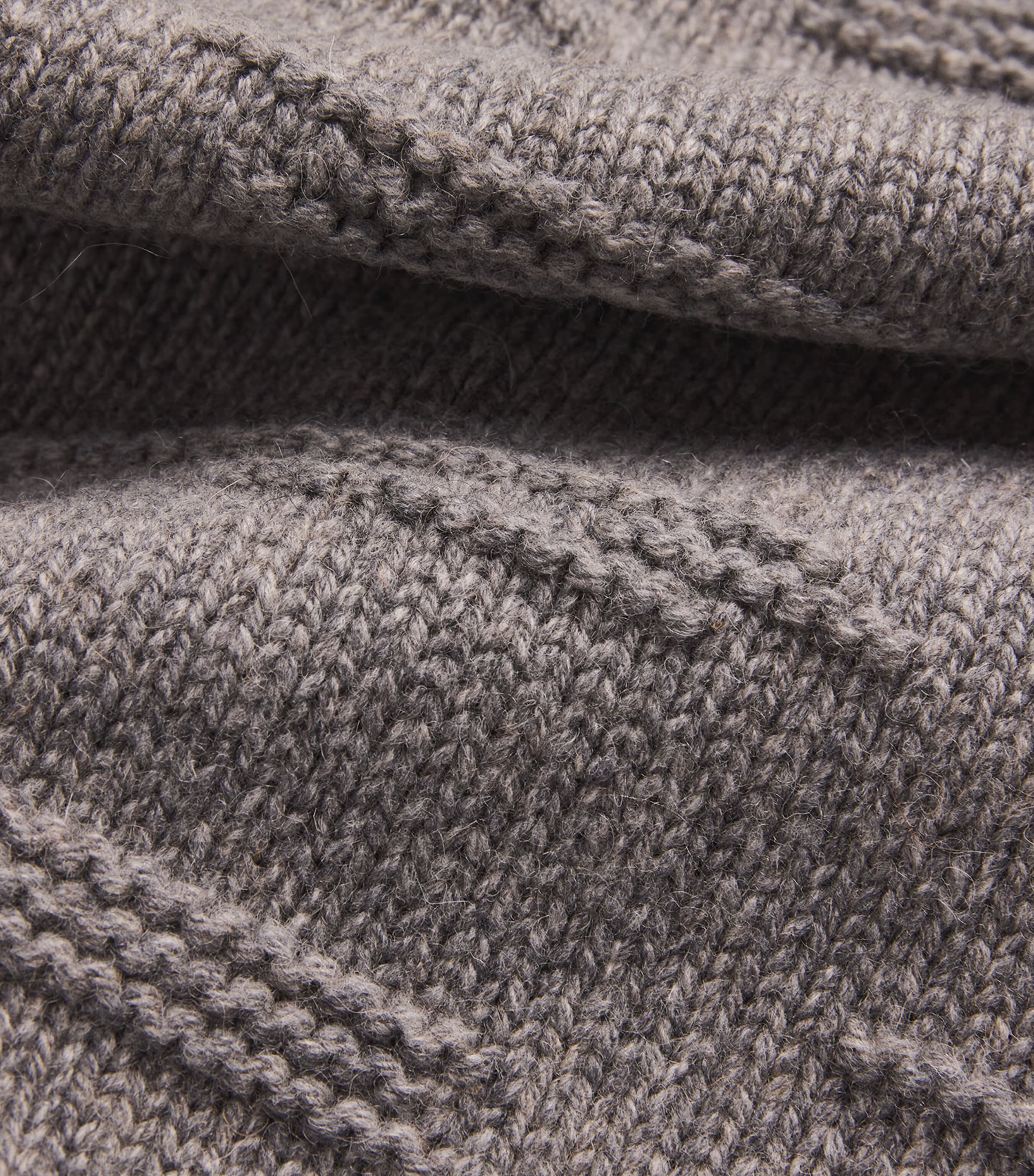 Wool Embroidered Sweater GREY Image 5