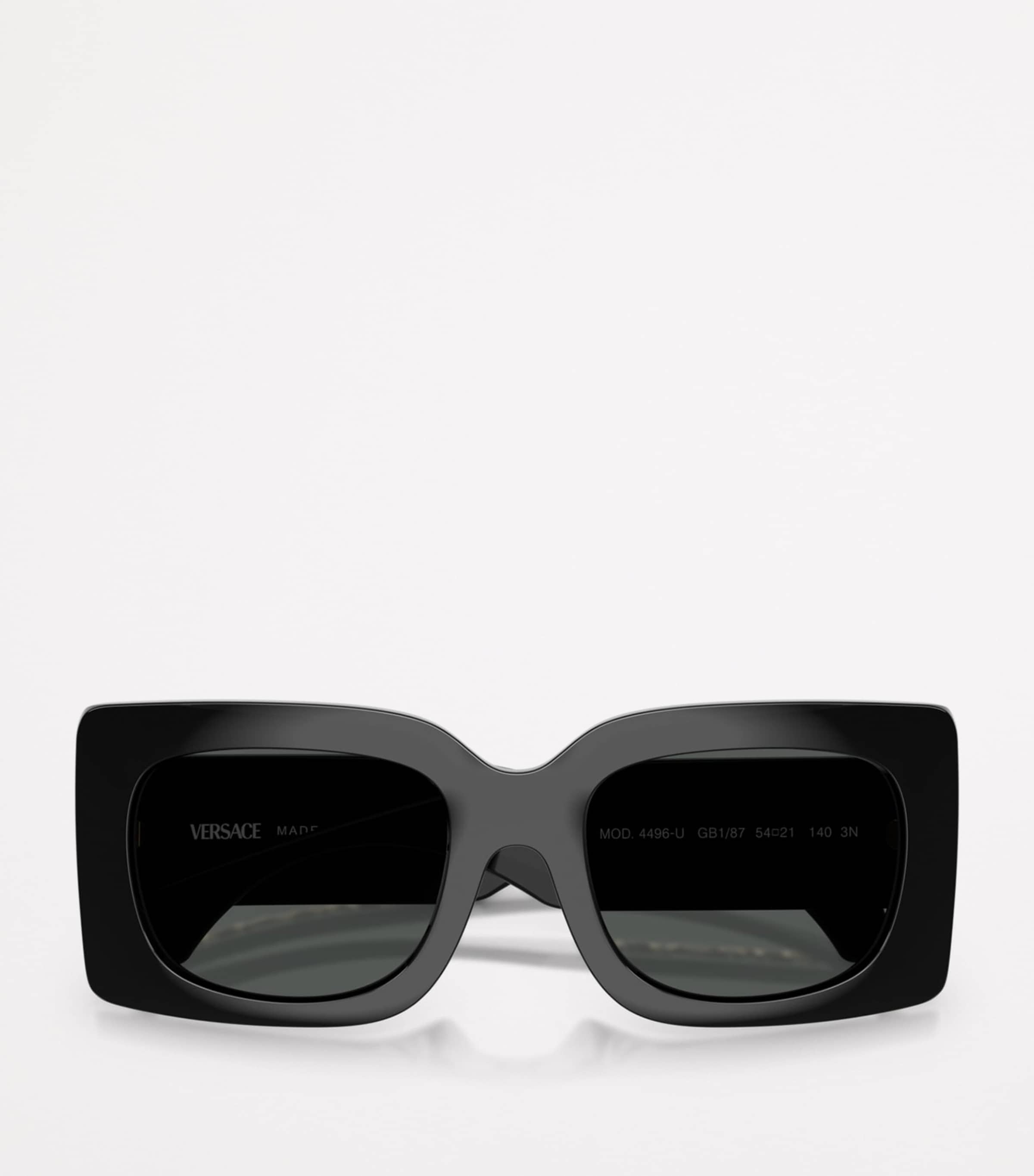 Versace Black Square Sunglasses | Harrods US display picture 2