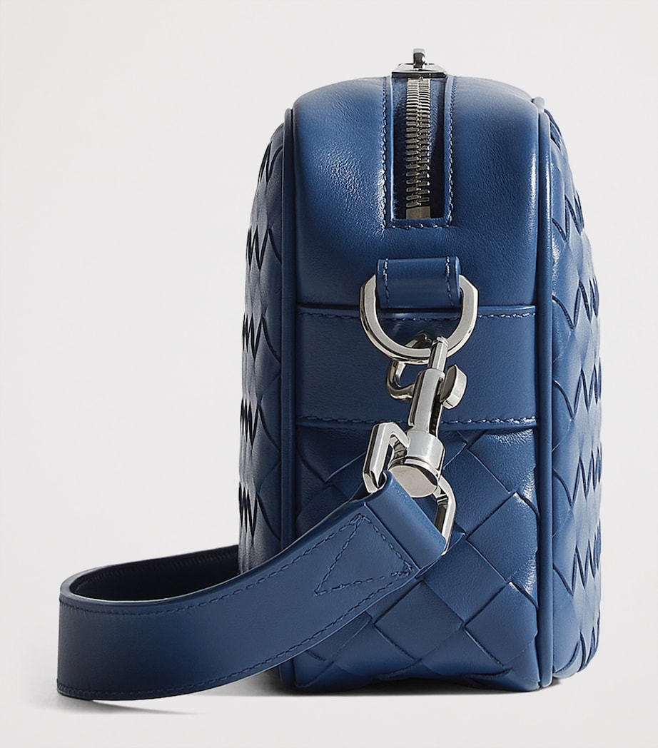 Bottega Veneta Small Leather Intrecciato Camera Bag Image 3