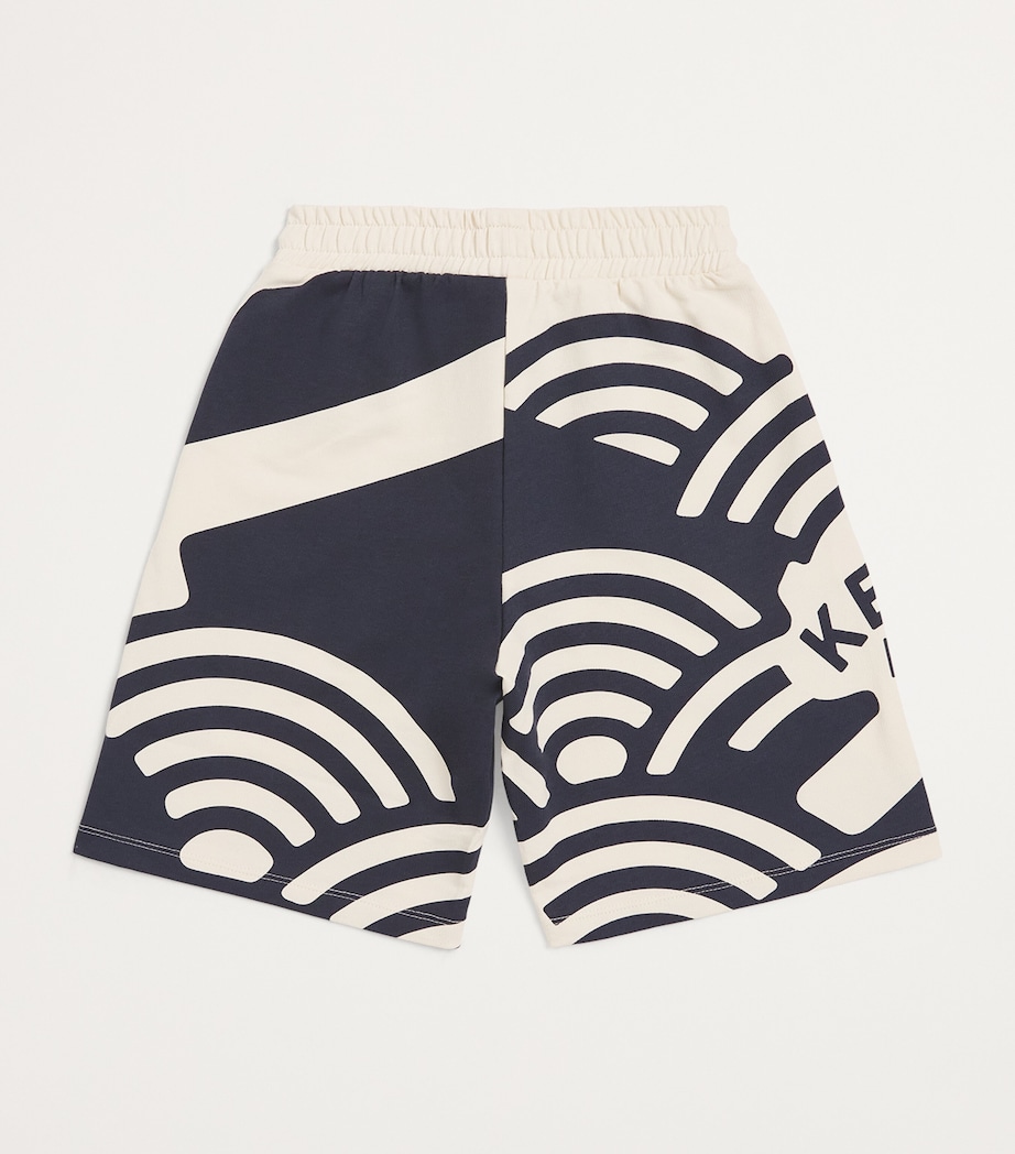 Kenzo Kids Organic Cotton Bermuda Shorts (2-14 Years) Sand Image 2